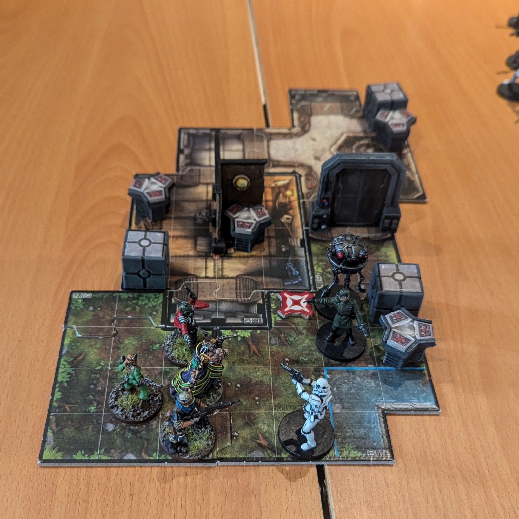 A star wars miniatures game where heroes fight the empire.