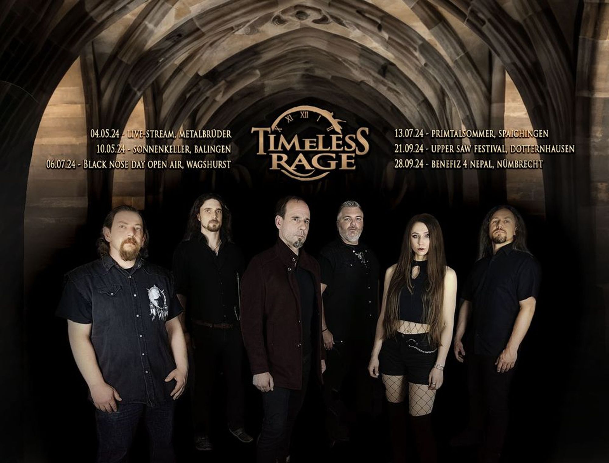 Konzerttermine der Symphonic Power Metal Band Timeless Rage