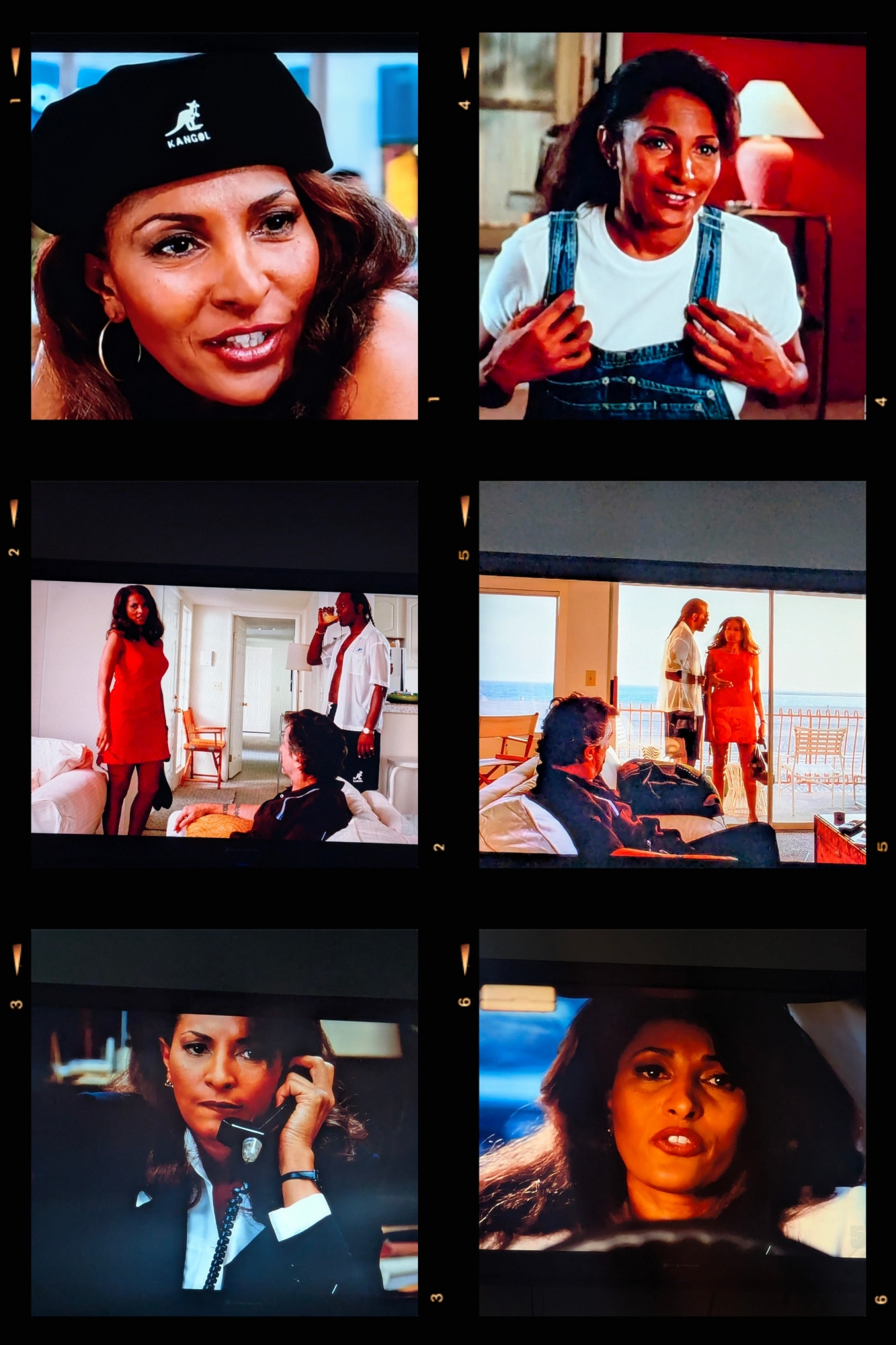 Pam Greer as Jackie Brown 
Various aesthetics from the movie 