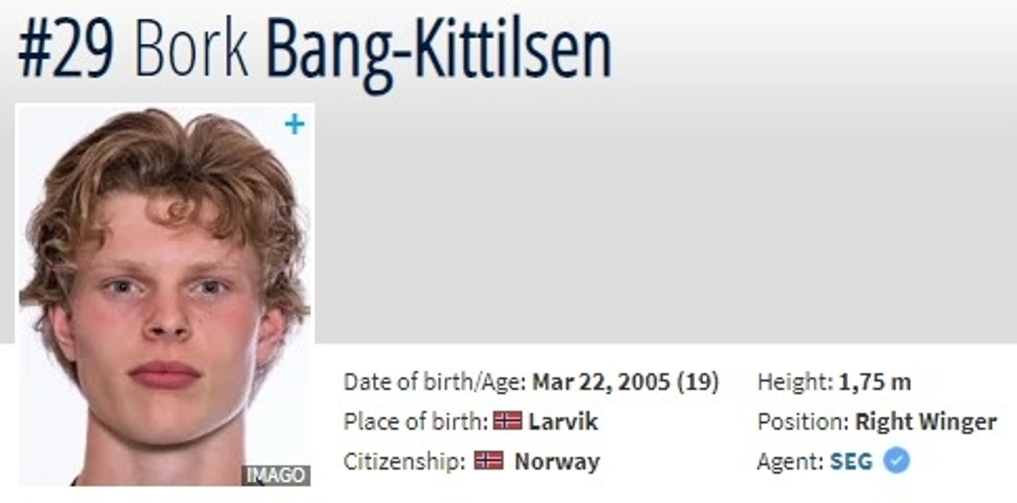 Bork Bang-Kittilsen, Norwegian footballer (b. 2005).