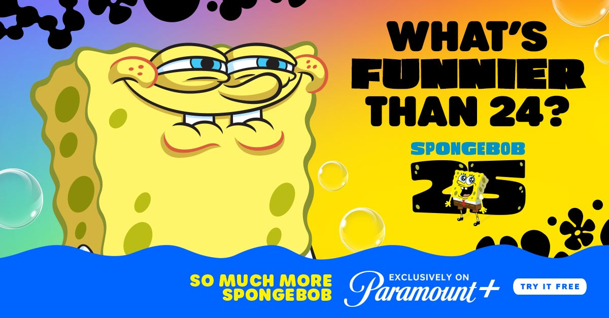 Celebrate SpongeBob's 25th Anniversary with over 300 episodes and tons of Krabby Patties! Stream so much more SpongeBob now exclusively on Paramount+. Try it FREE at https://bit.ly/WatchLikeASponge

#SpongeBobSquarePants #SpongeBob #SpongeBob25 #SpongeBob25th #Nickelodeon #ParamountPlus