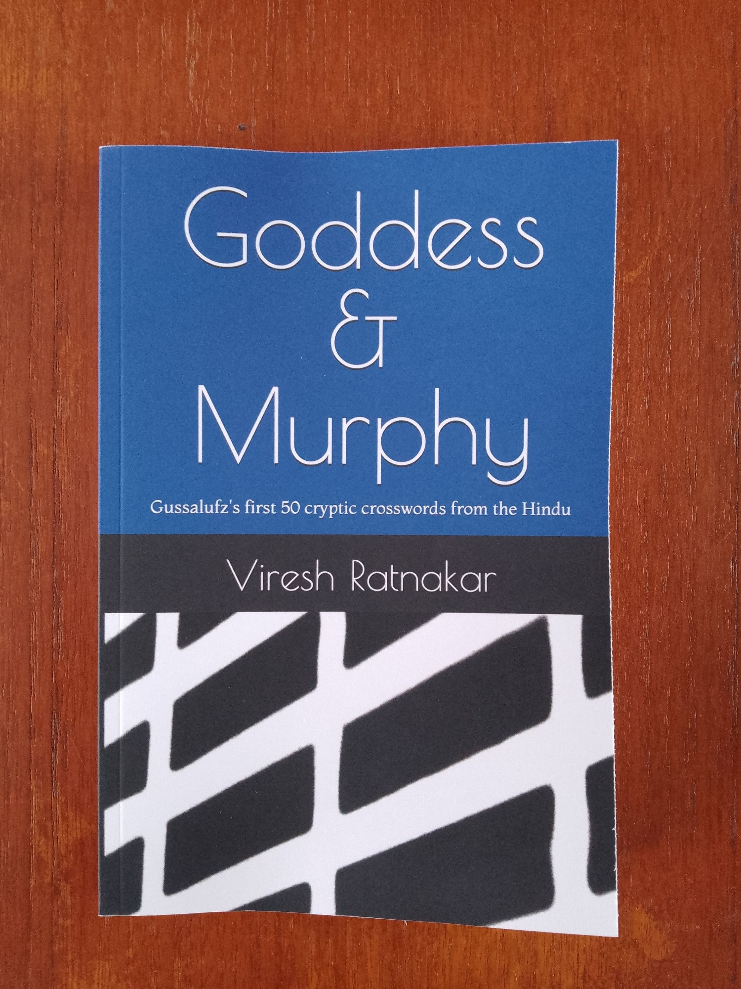 Book "Goddess & Murphy: Gussalufz's first 60 cryptic crosswords from the Hindu"