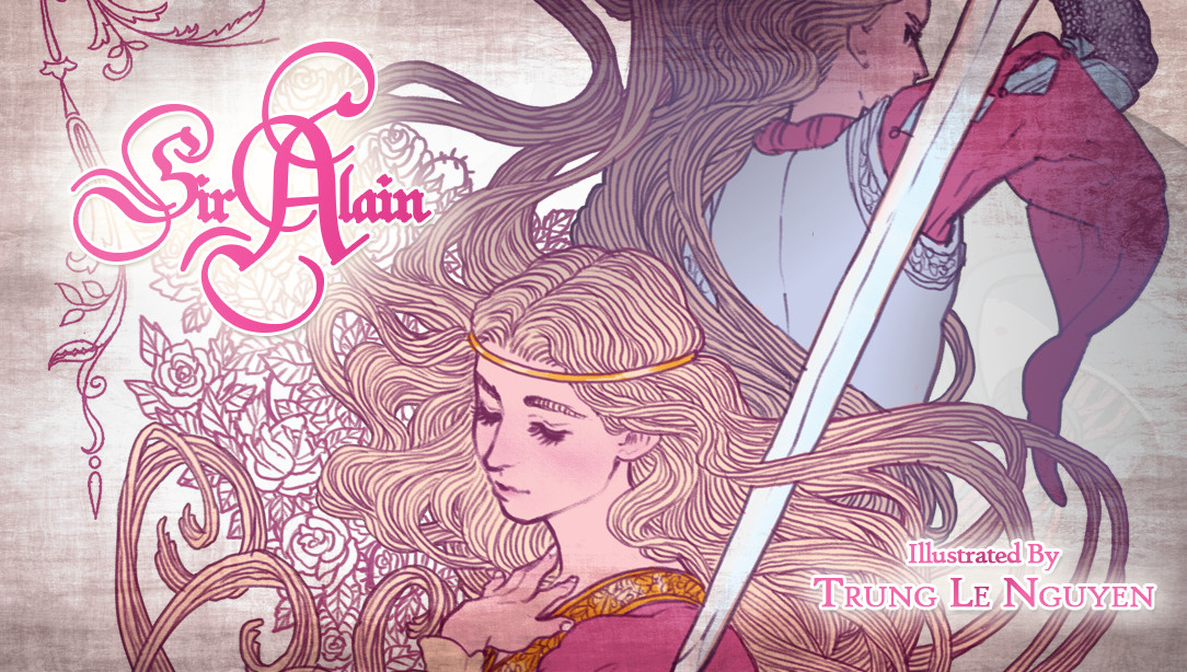 Cover for Little Foolery's 'Sir Alain', written by Alex Singer and illustrated by Trung Le Nguyen