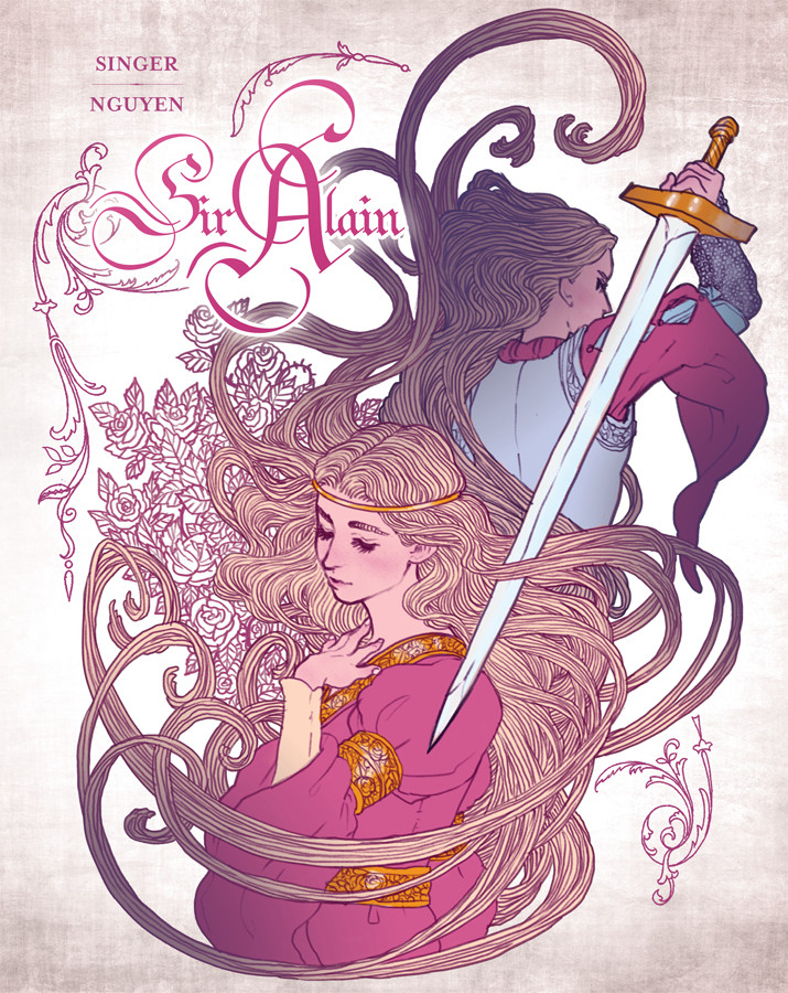 Cover for Little Foolery's 'Sir Alain', written by Alex Singer and illustrated by Trung Le Nguyen