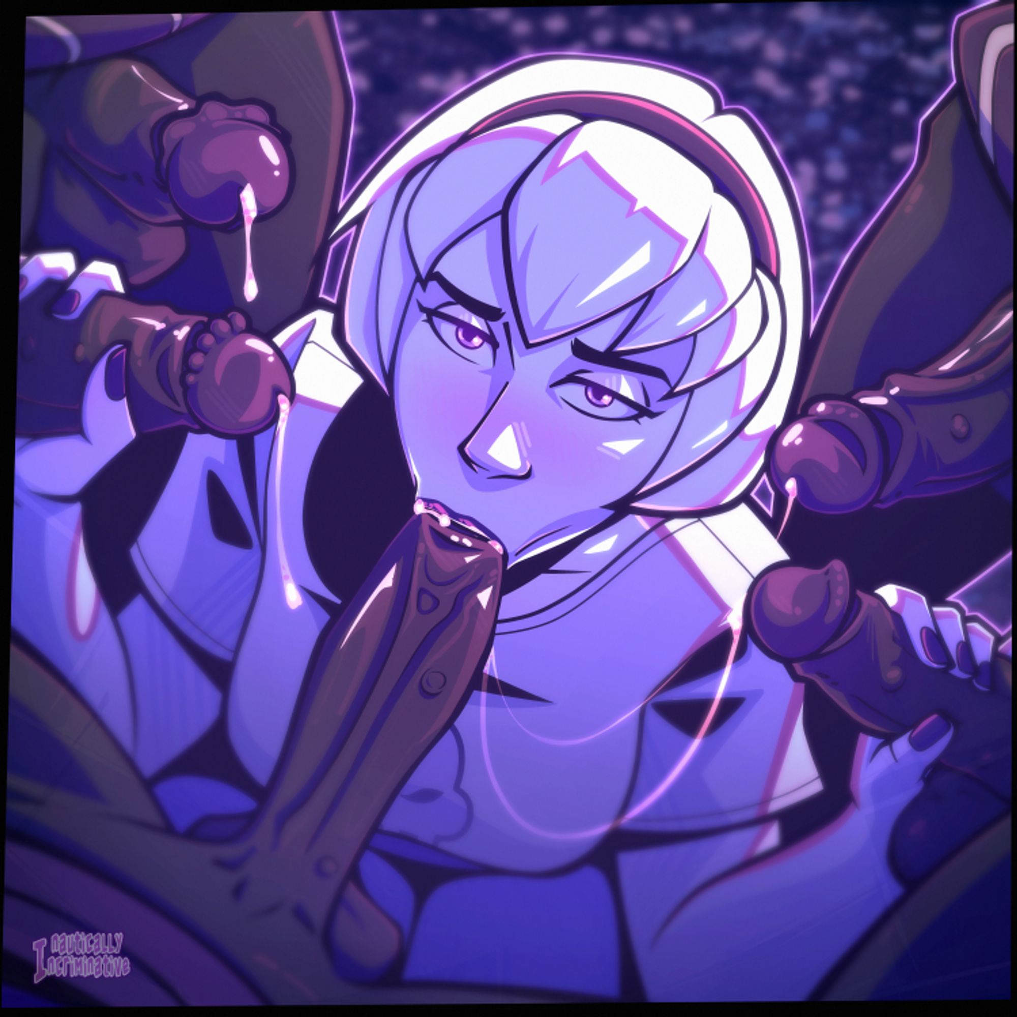 Rose Lalonde sucking multiple cocks