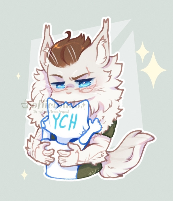 Silly Meowster Chief sticker