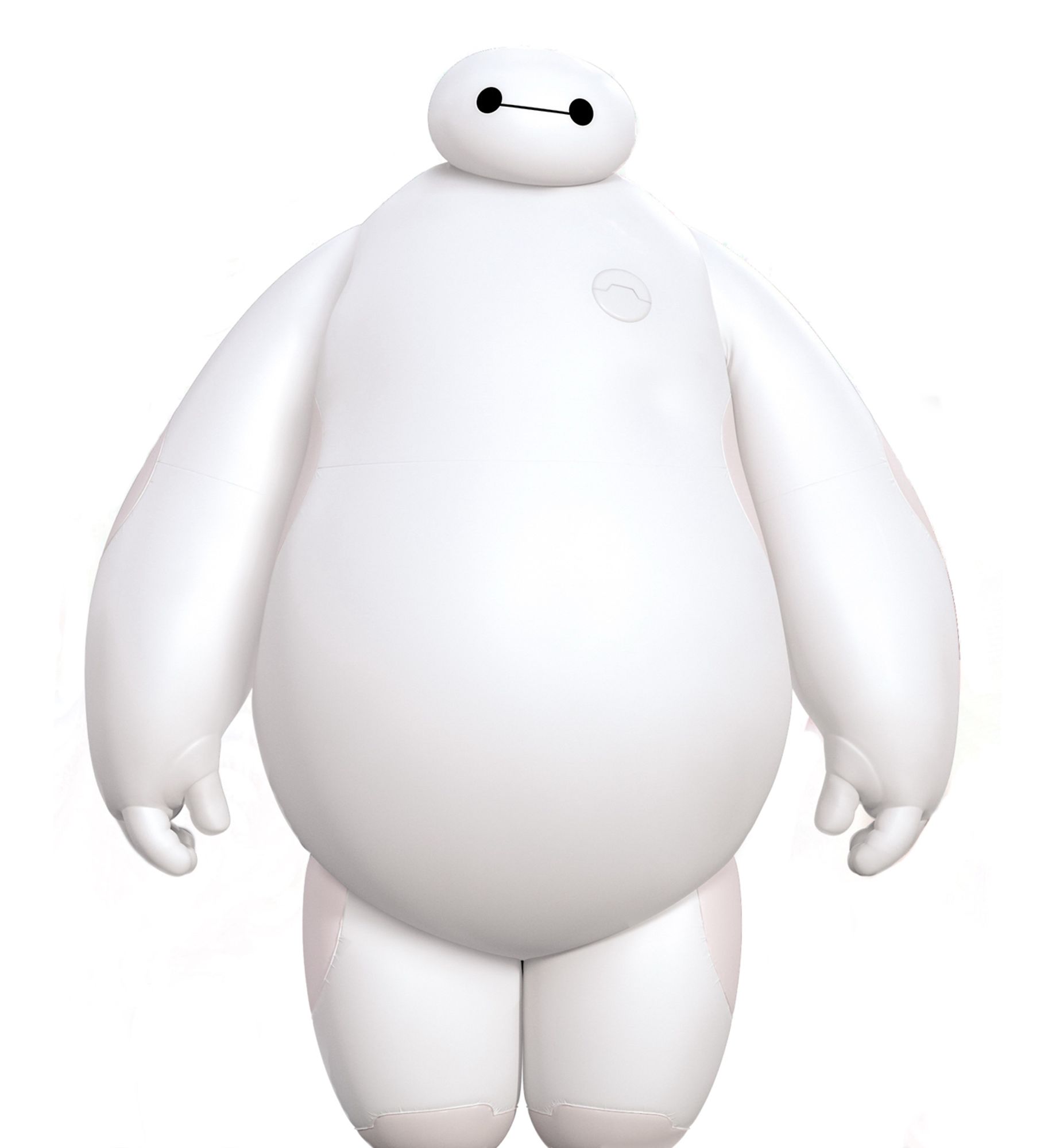 big hero, a large white monster character with a large protruding belly.