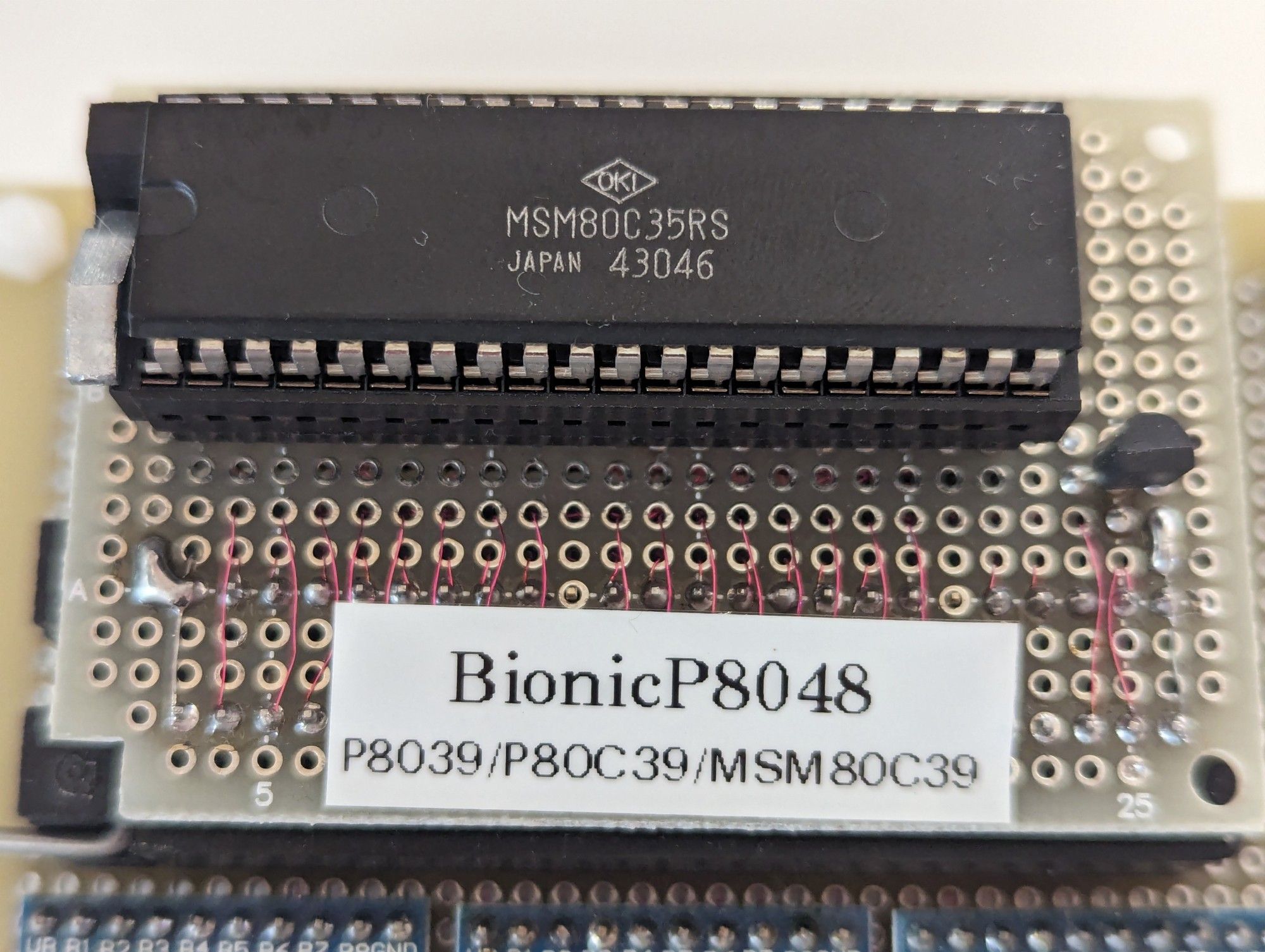 BionicP8048
https://github.com/tgtakaoka/retro-bionic