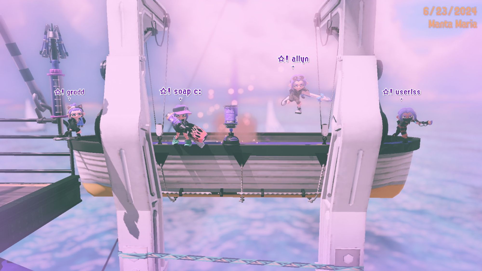 us being magical on the manta maria lifeboat😁 from left to right: grodd, soap, allyn, userless