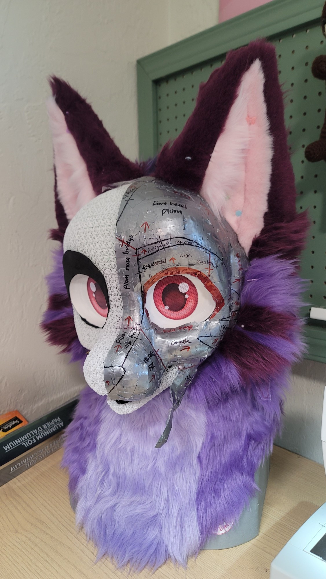 Cat fursuit work in progress