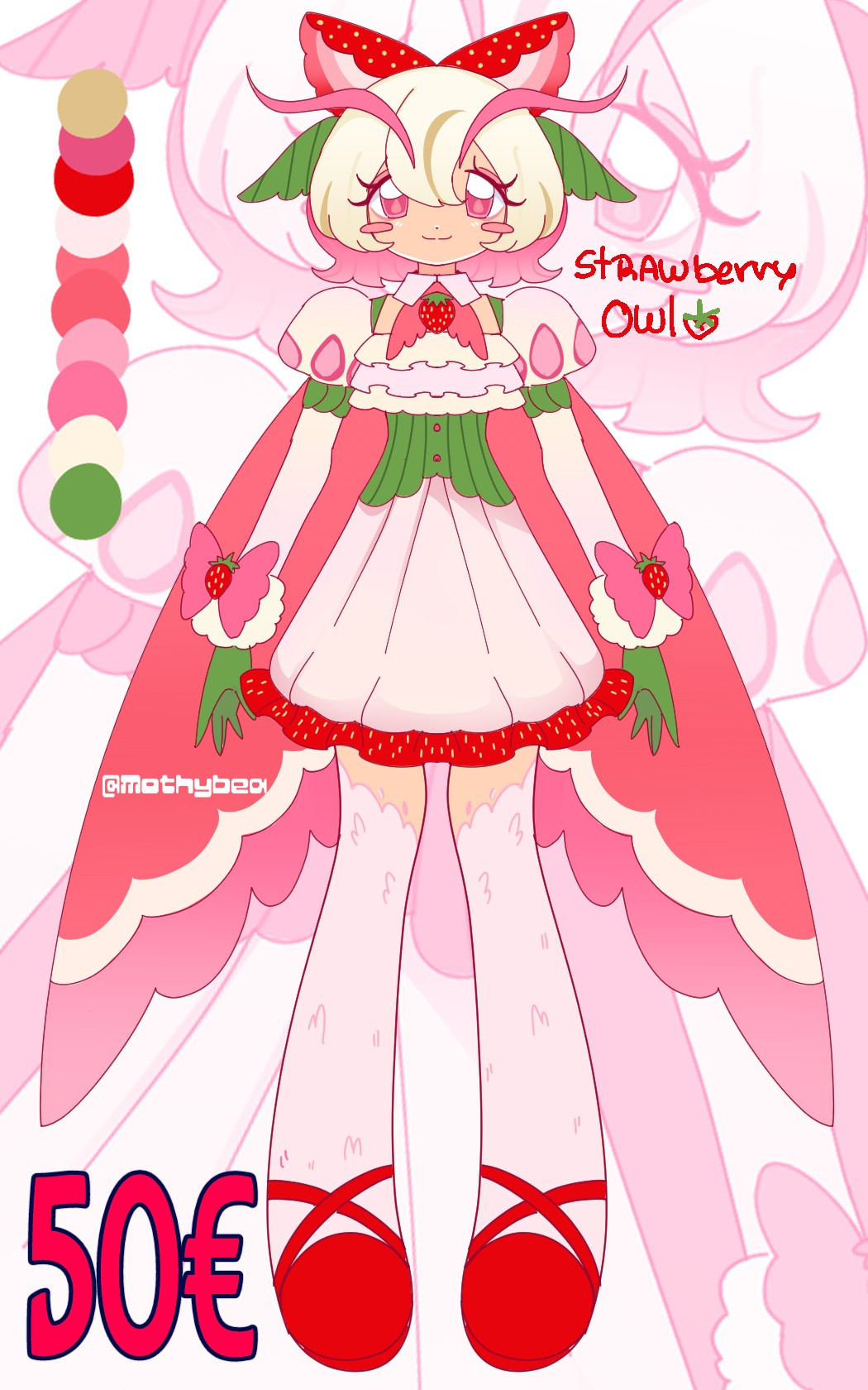 strawberry owl adopt