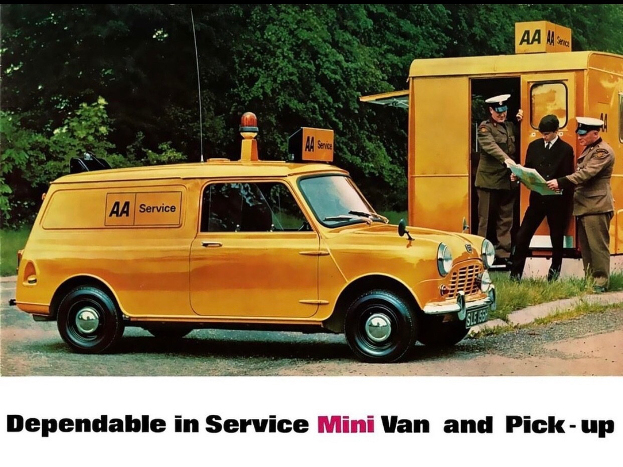 The leading car rescue company needed the best vehicles so they bought loads of Mini vans, especially on #minimonday  - http://miniphernalia.co.uk