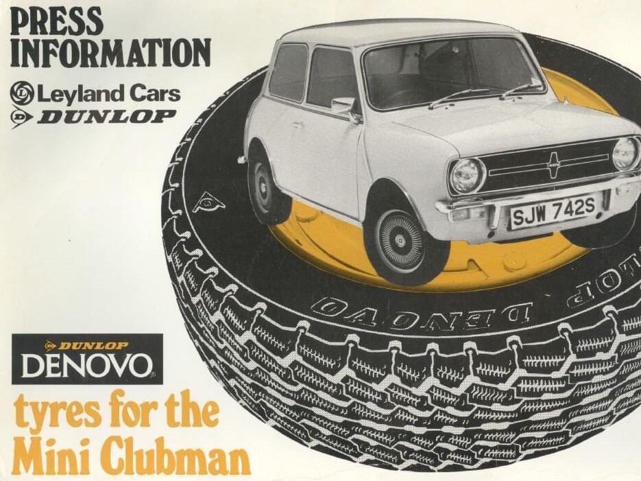 It’s #MiniMonday and I am tired, so what better way to celebrate than a Mini on a tyre. In the late 70’s you could opt for special run flat tyres on your new #MiniClubman, good idea but expensive; a flop. Good moaning - miniphernalia.co.uk