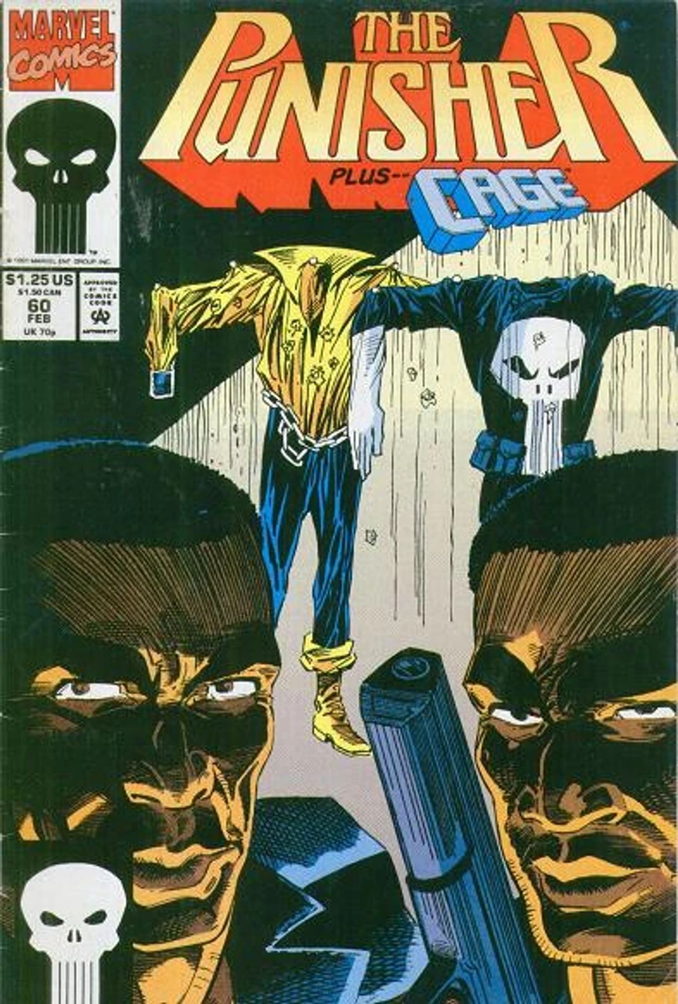 After escaping prison Frank goes through an "experimental surgery" to disguise himself. After which, he is taken under the care of Luke Cage. 

Sadly, Robert Downey Jr was already playing Tony Stark and couldn't also be Frank Castle.