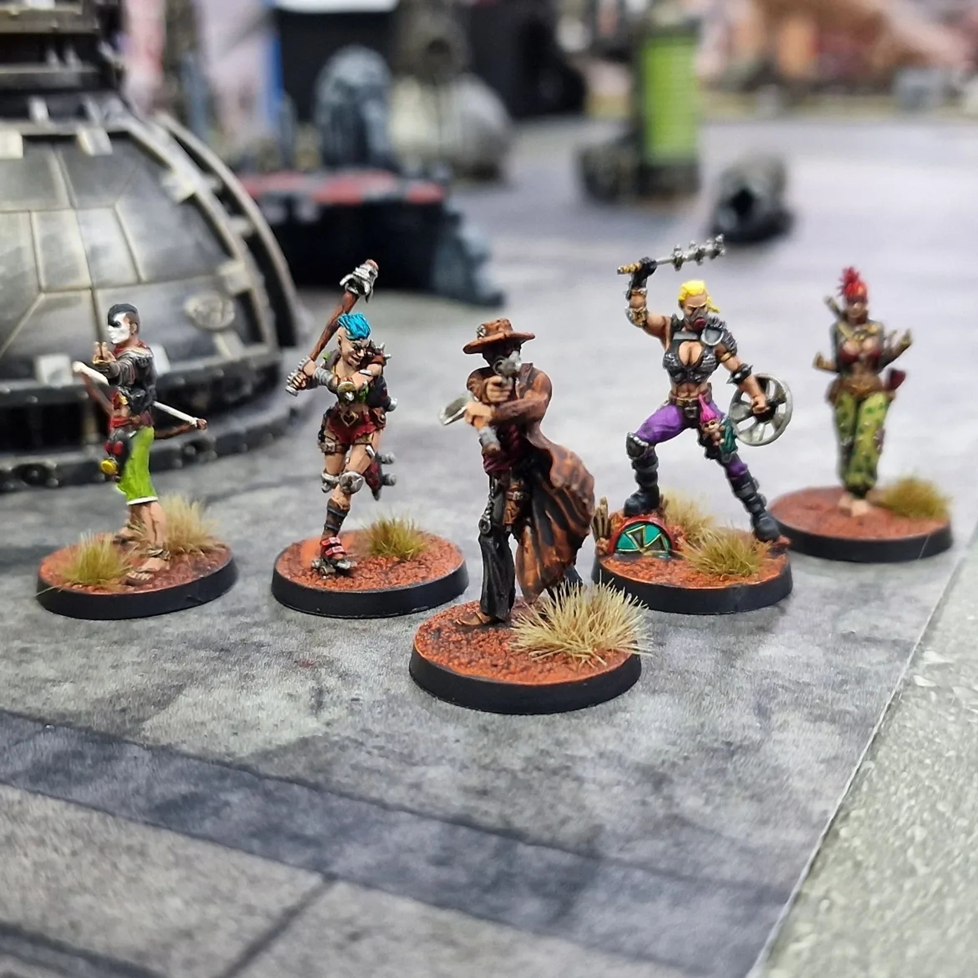 Banda de pandilleros de la caja de inicio de Punkapocalyptic