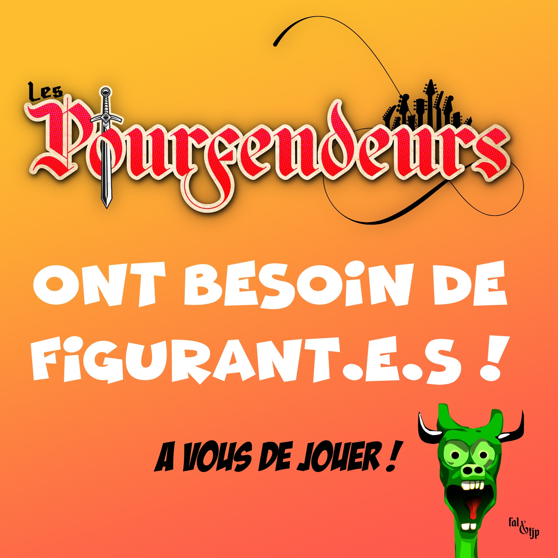 Les Pourfendeurs ont besoin de figurant·e·s ! A vous de jouer !