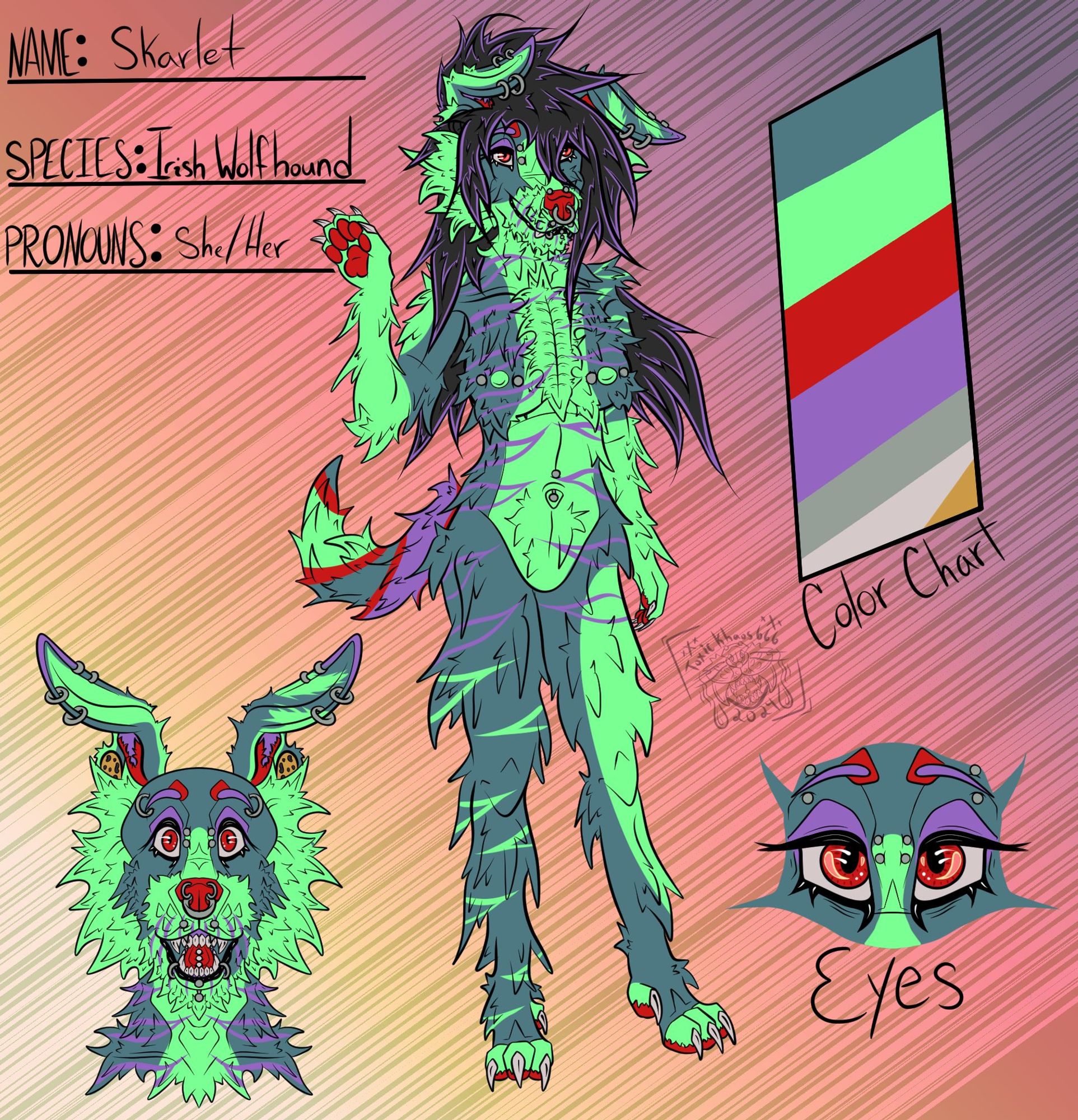 #furryart #fursona #anthroart #digitalartwork #referancesheet #simpleref #ref #irishwolfhound #furryfandom