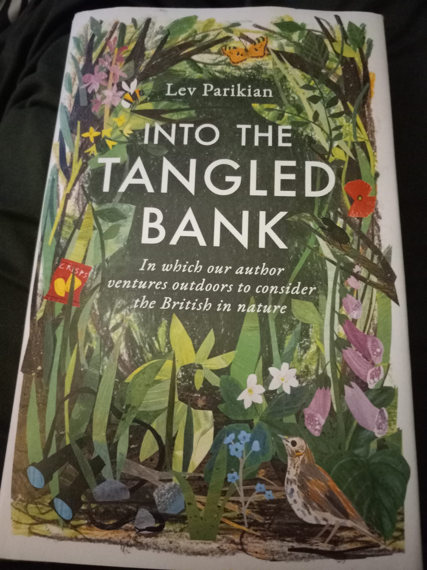 A hardback copy of Lev Parikian's 'Into the Tangled Bank'