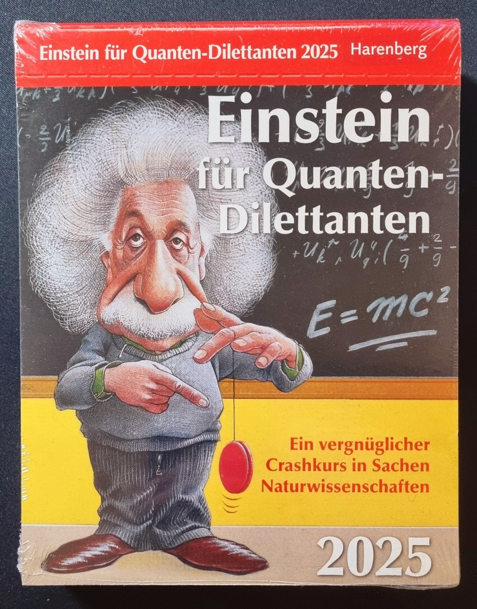 Der "Einstein für Quanten-Dilettanten"-Kalender 2025.