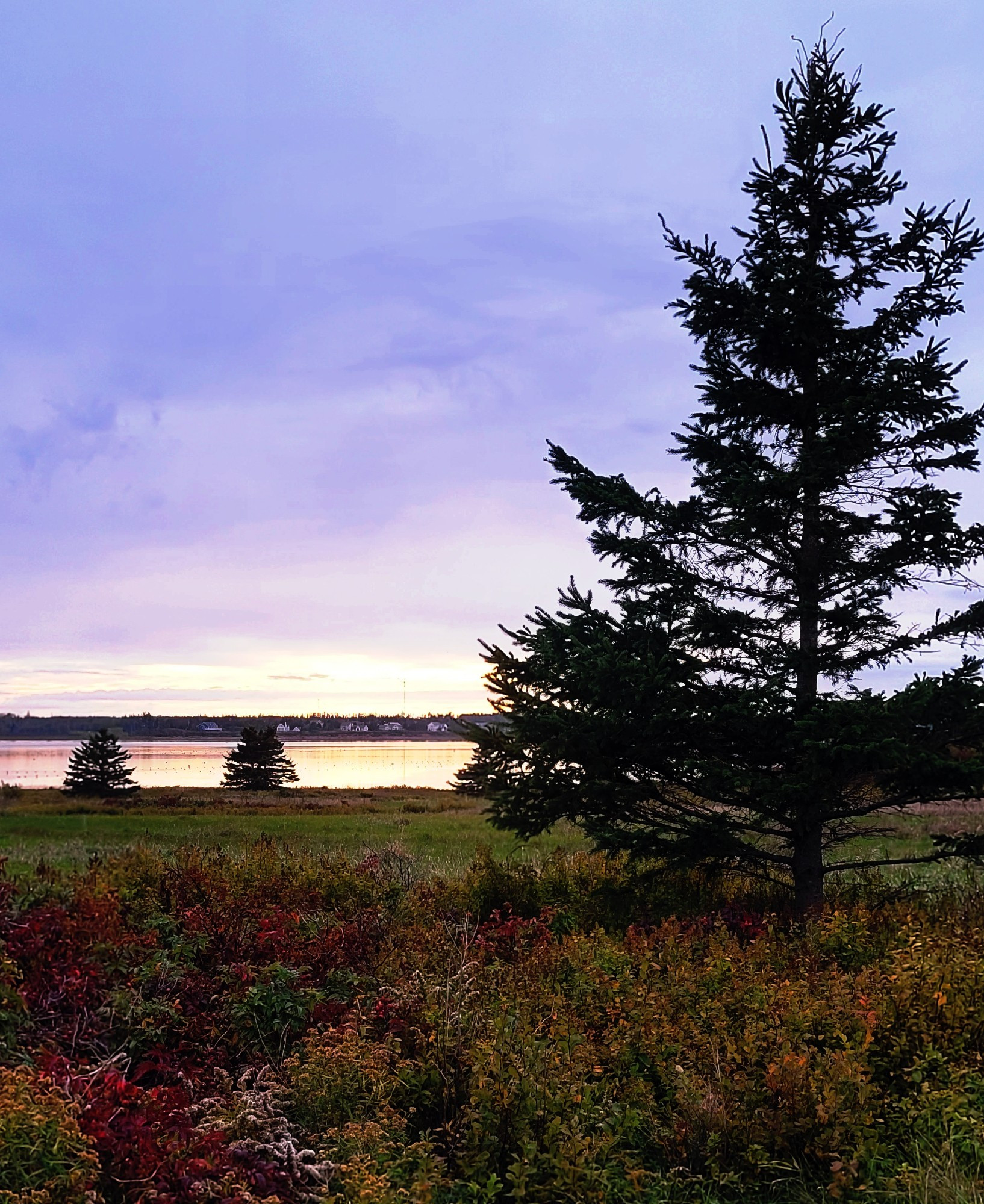 Sunset view of St. Peter's Bay