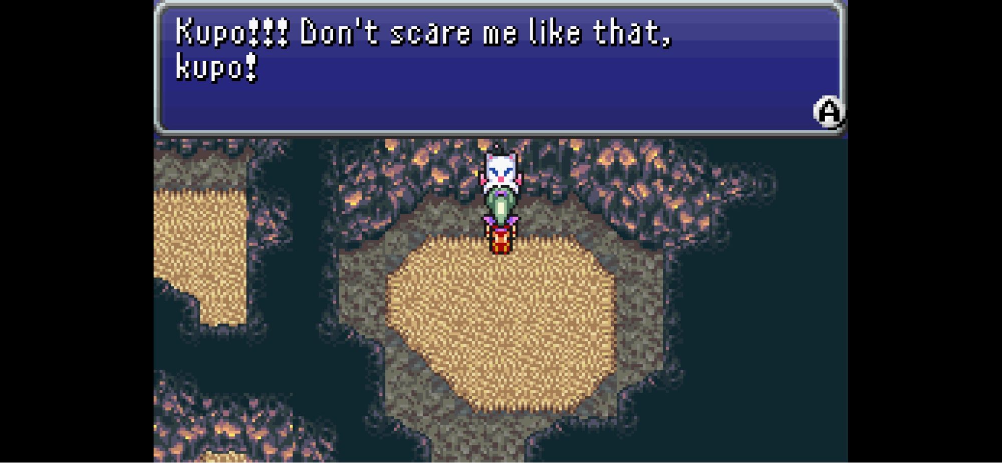 Mog found in cave later in the world of ruin (final fantasy 6)