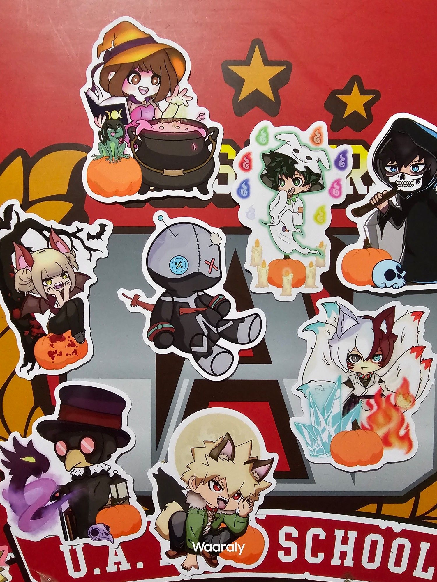 BnHA Halloween Stickers