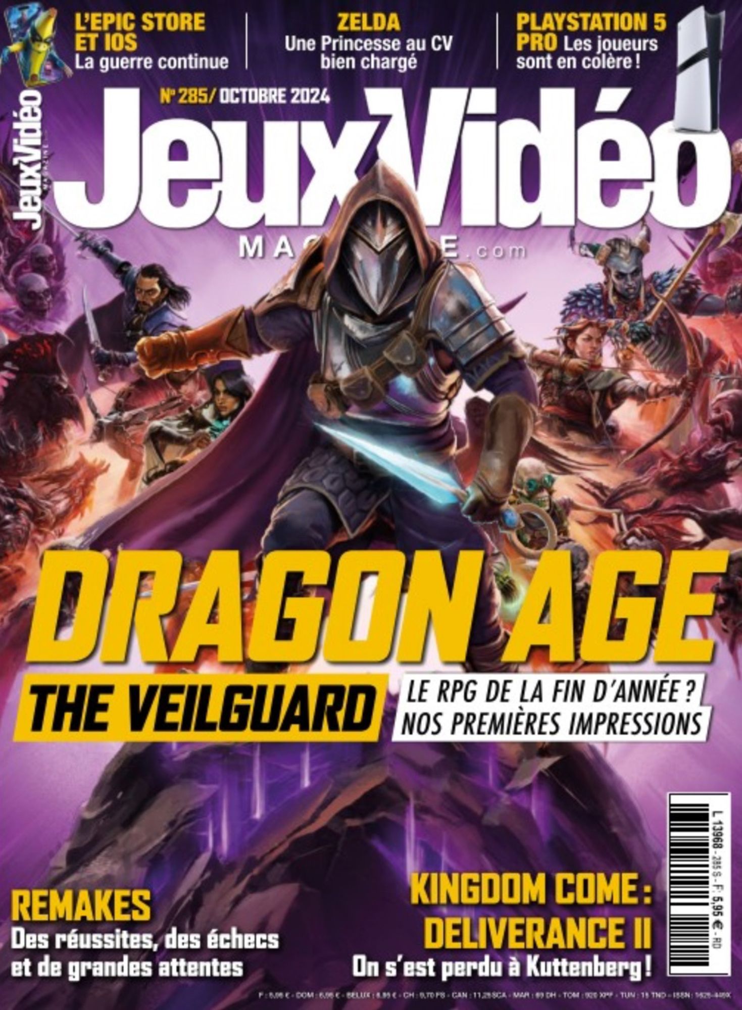 Couverture de Jeux Vidéo Magazine du mois d'octobre.