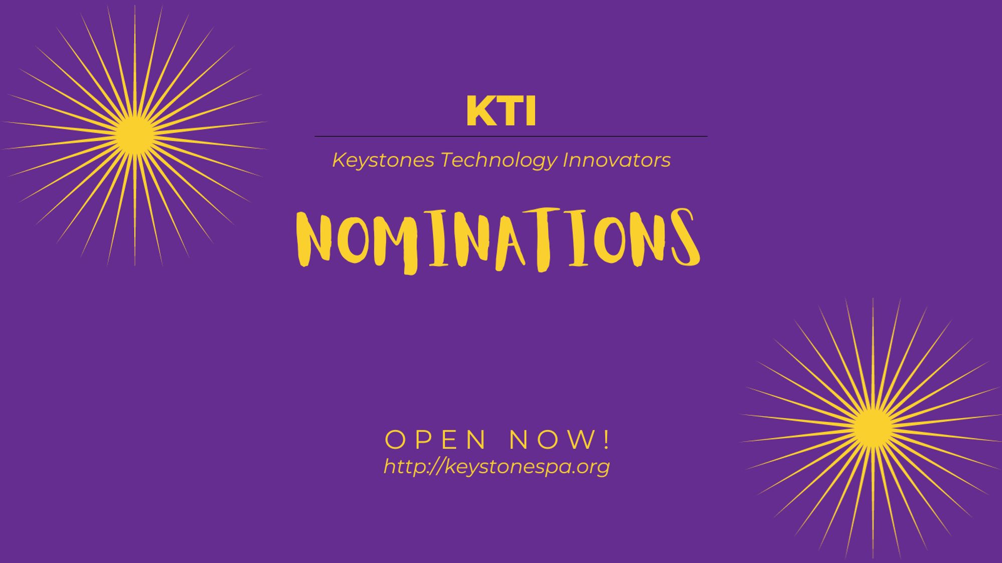 KTI Nominations Announcement