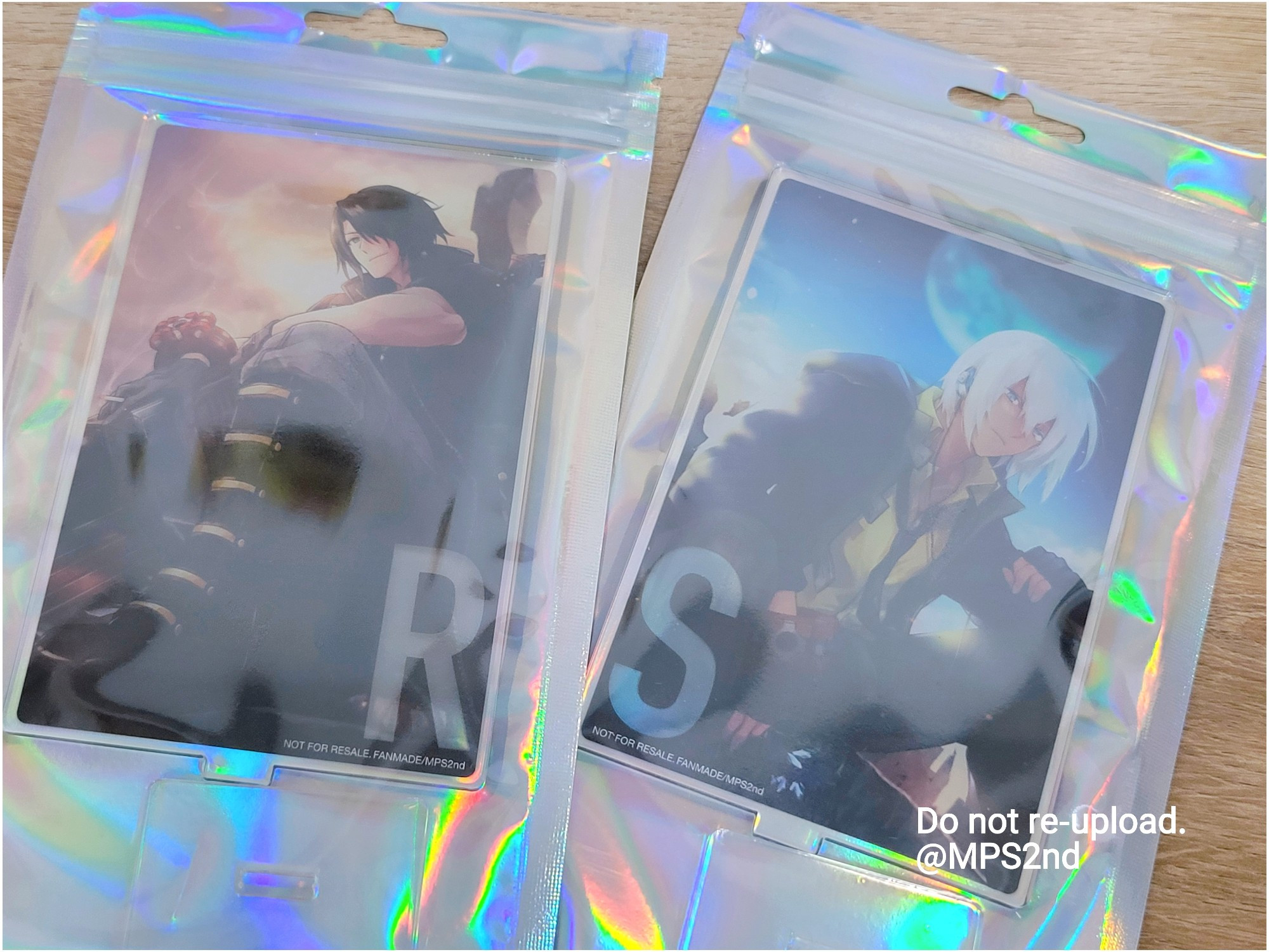 fanmade 雨宮リンドウとソーマ・シックザールのアクリルスタンド パッケージ 非公式グッズ #MPS2nd_INFO