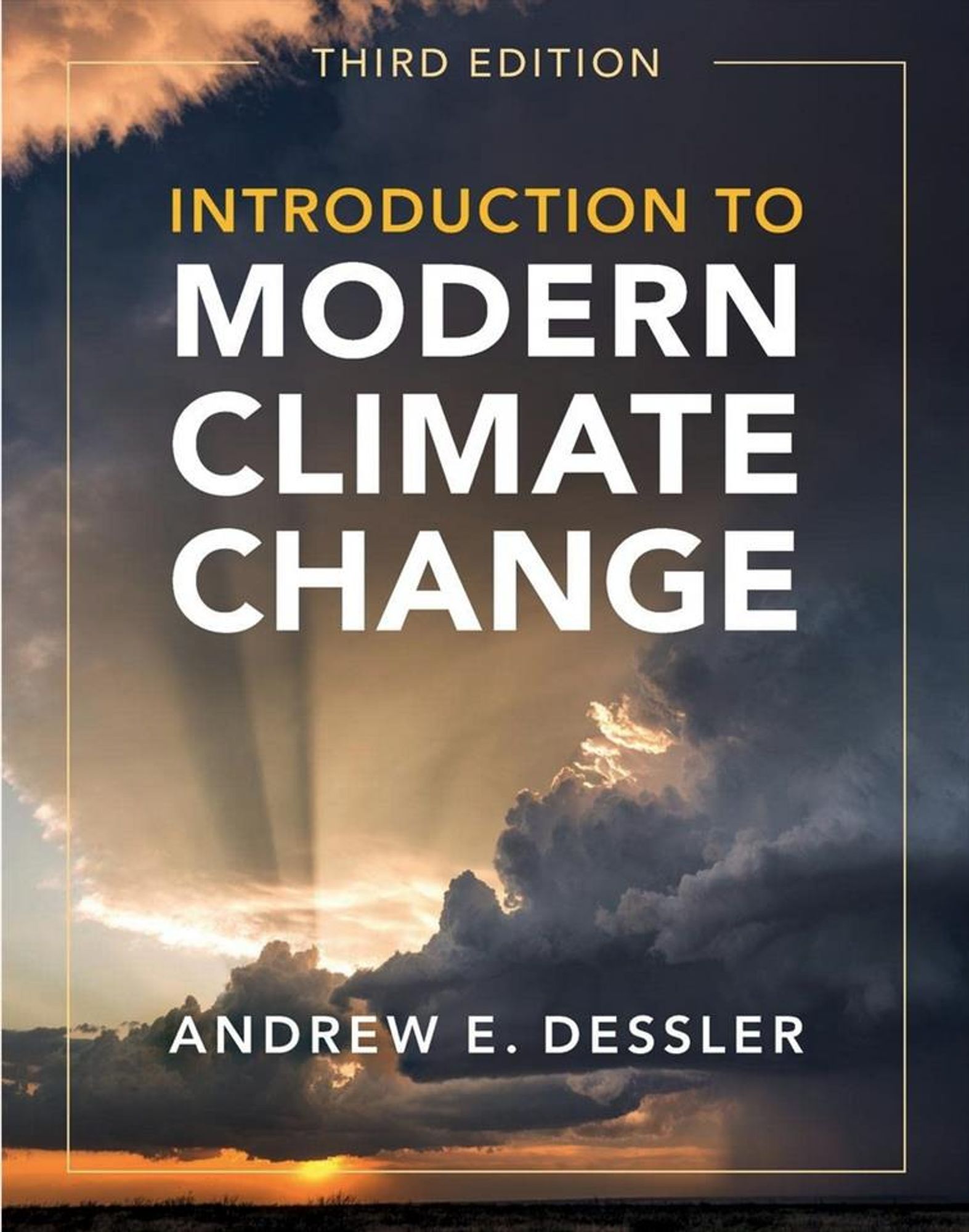 cover for Introduction to Modern Climate Change