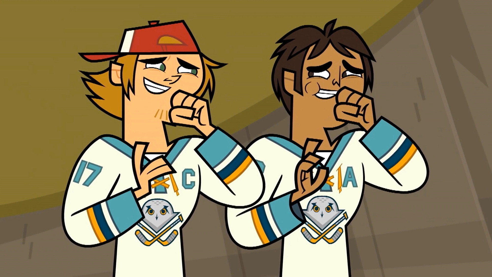 Wayne and Raj from the 2023 Total Drama reboot