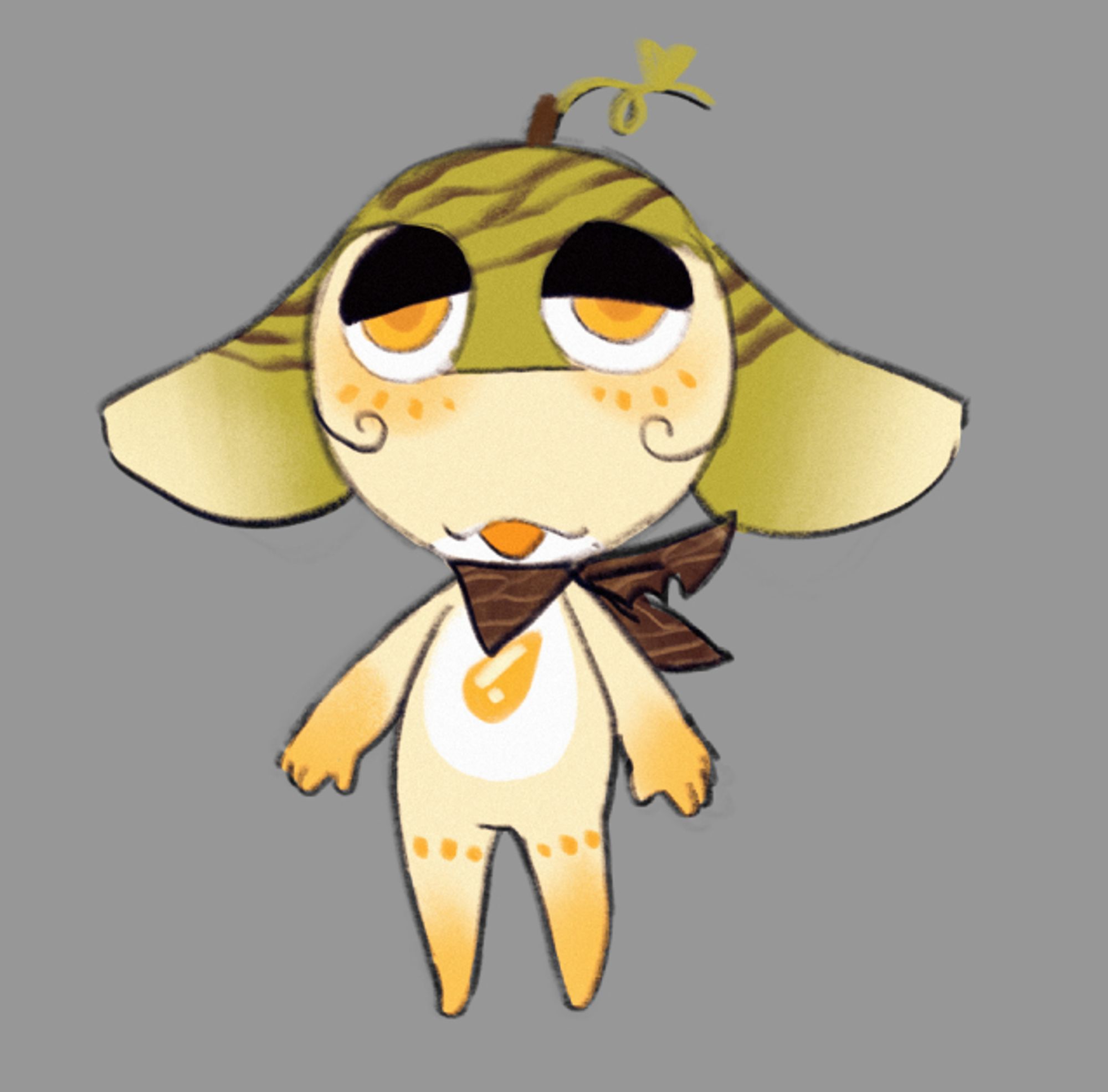 A fruit-themed orikero. He looks like a melon, sort of