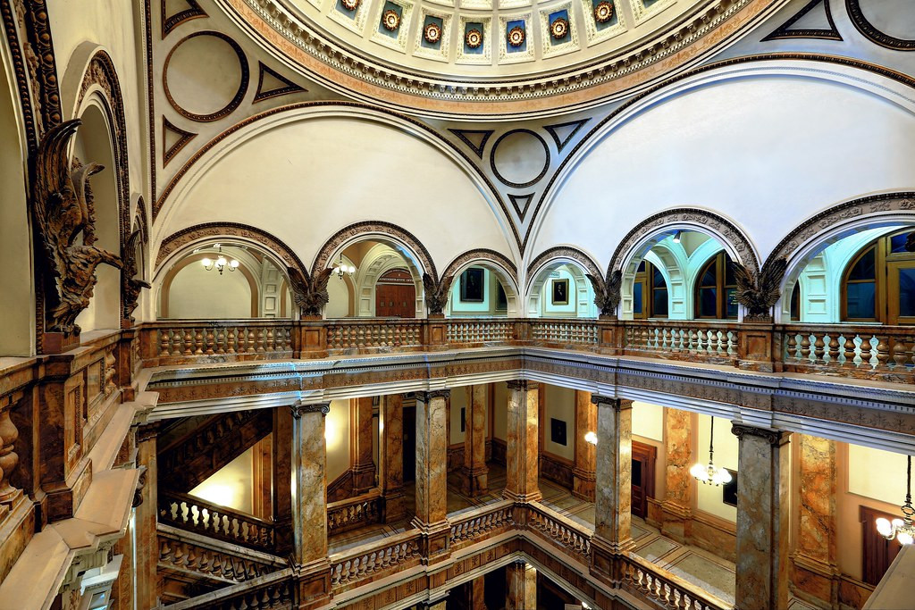 interior of central library