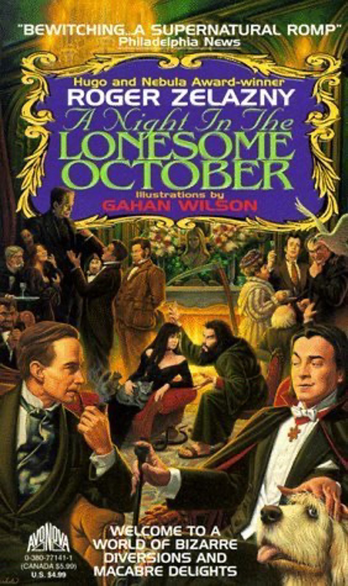 The book cover for A Night in the Lonesome October