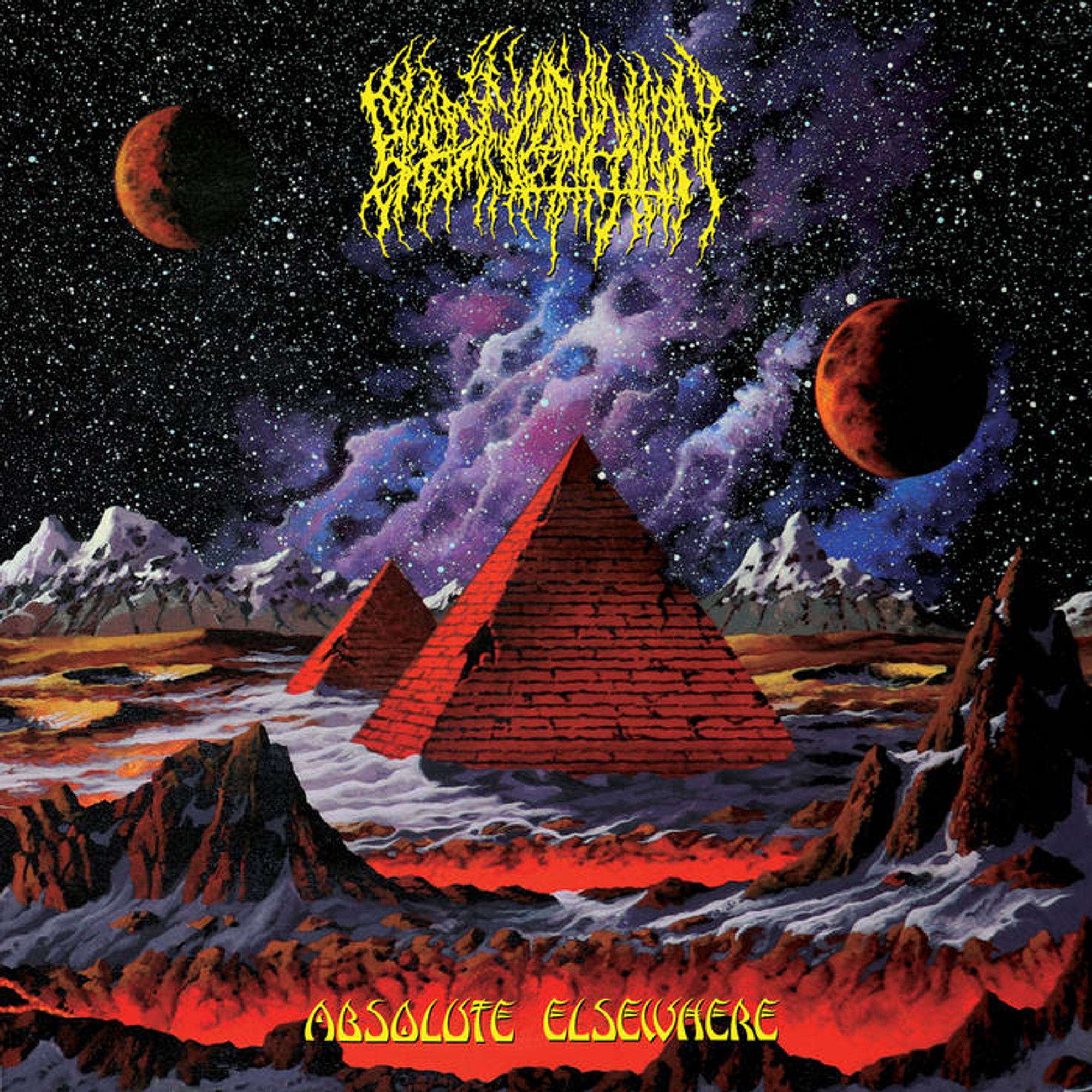 Album cover. Absolute Elsewhere by Blood Incantation.