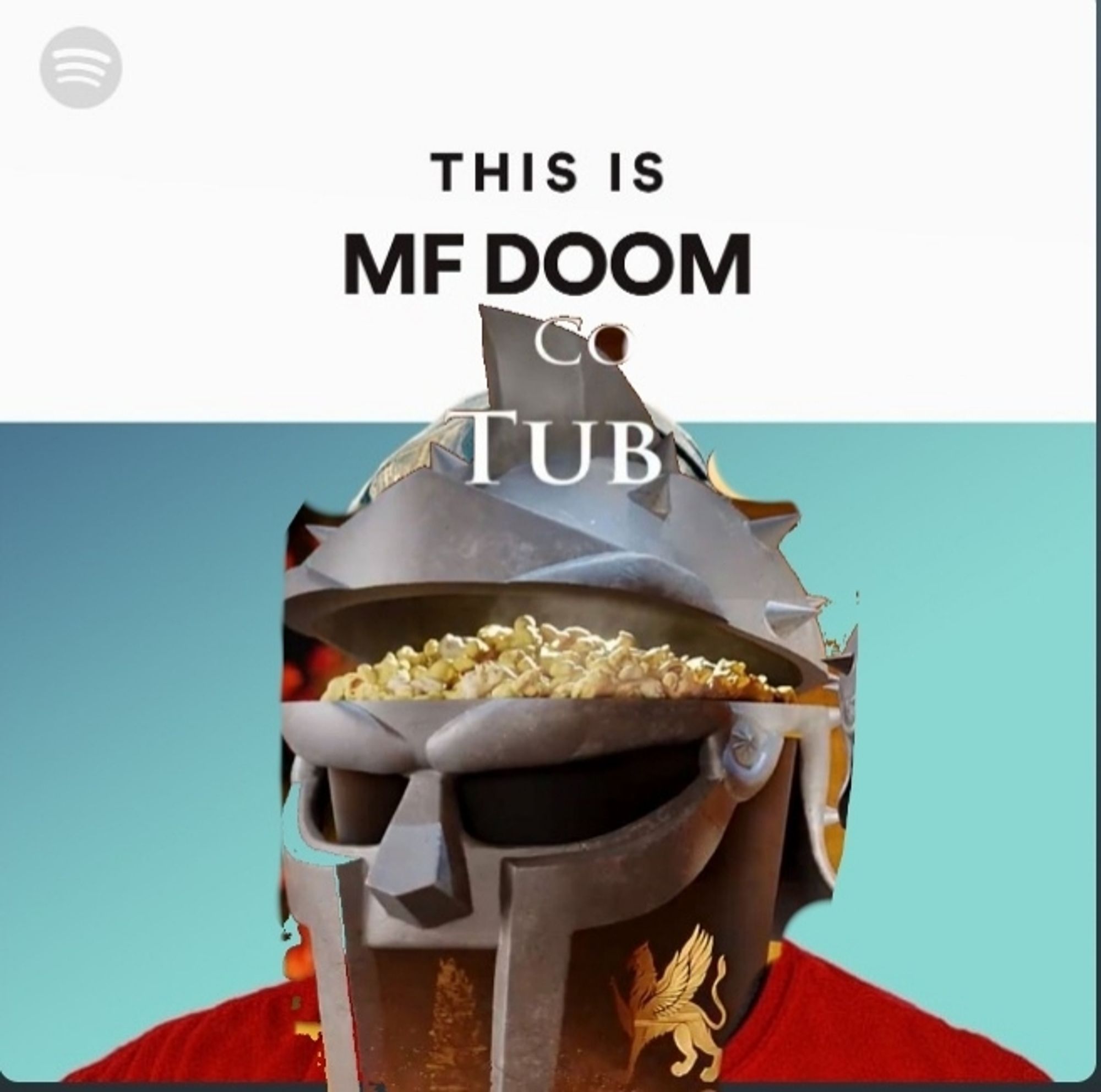 THIS IS MF DOOM GLADIATOR POPCORN BUCKET