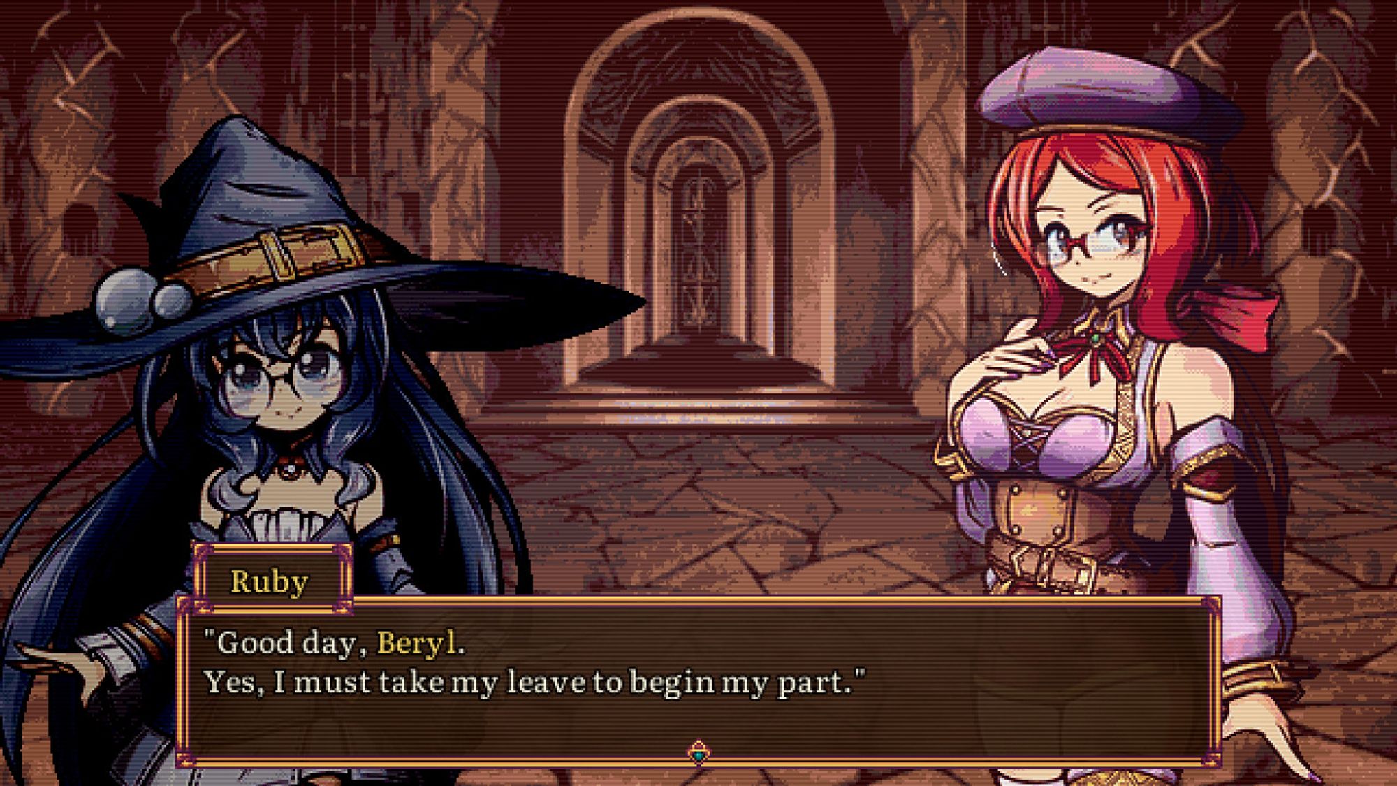 Snapshot of in-game dialogue