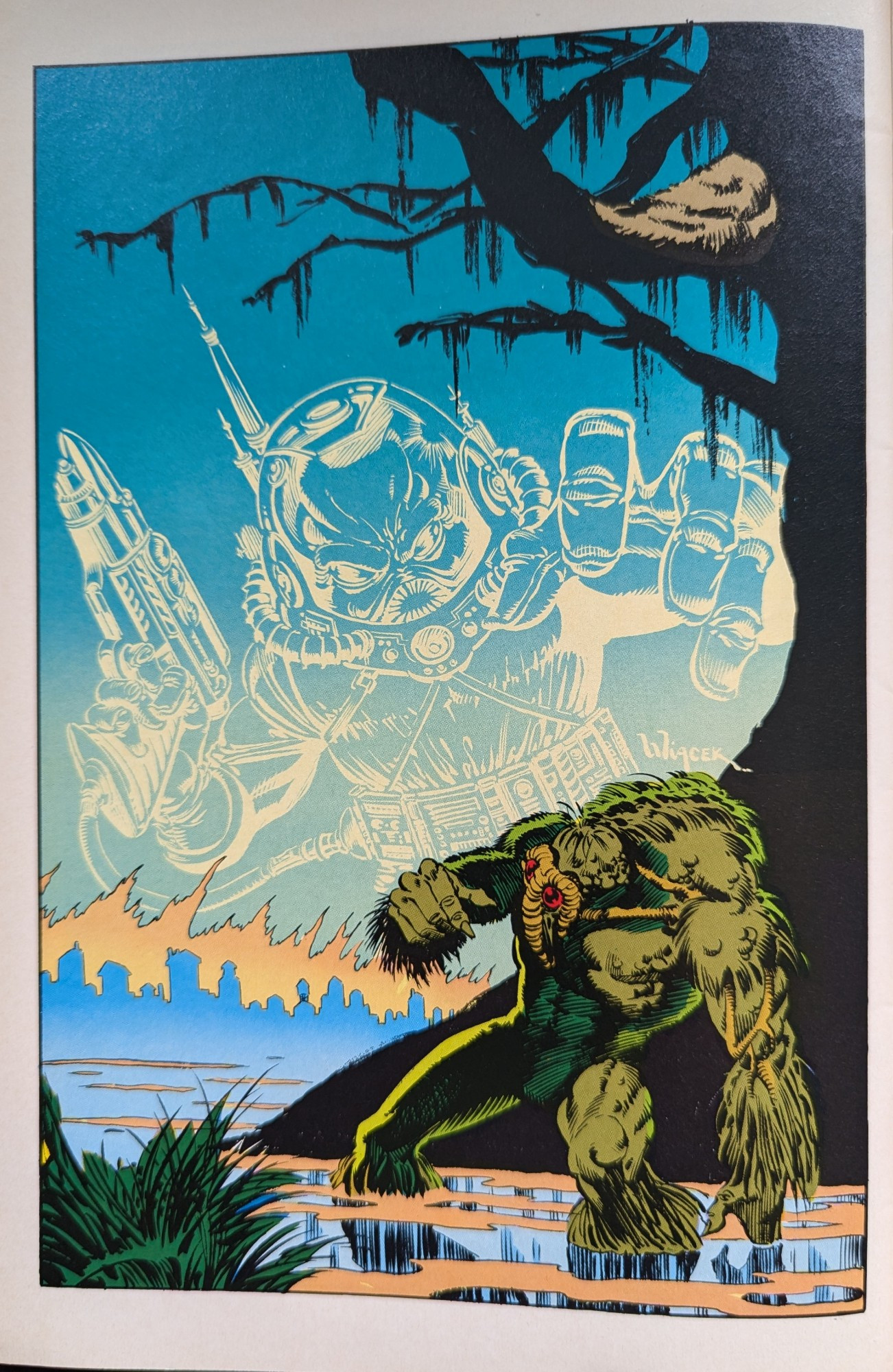 Man-Thing by Bob Wiaceck 