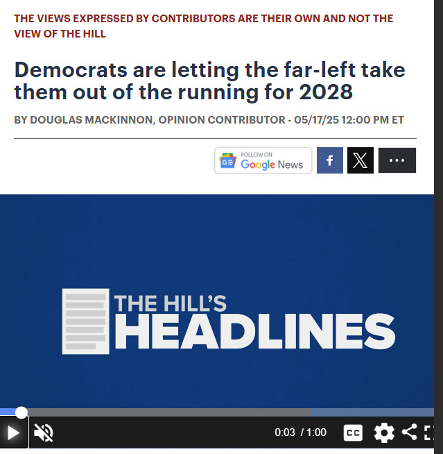 https://thehill.com/opinion/campaign/5304435-democrats-are-letting-the-far-left-take-them-out-of-the-running-for-2028/