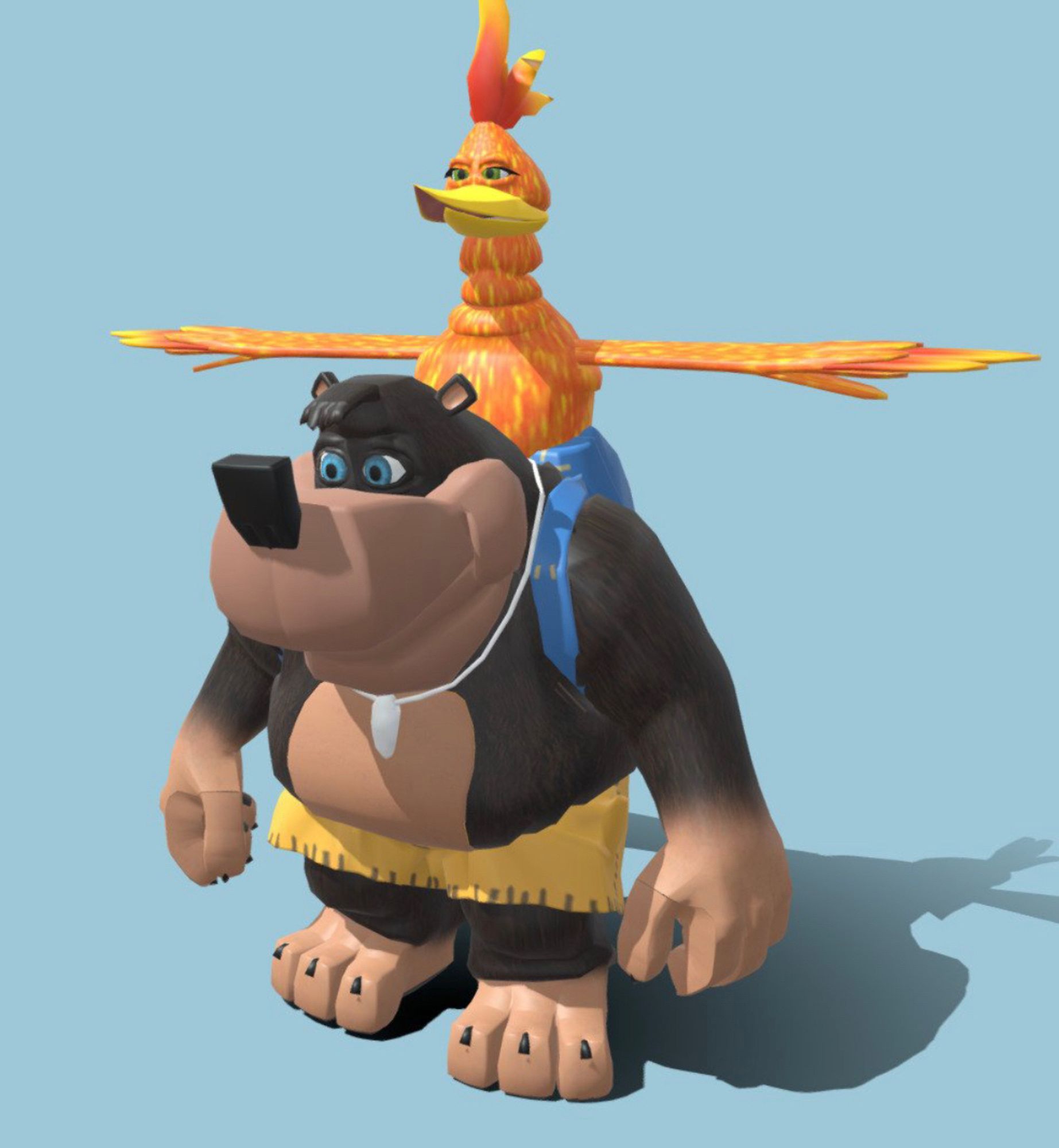 Fat Banjo from the beginning of Banjo & Kazooie: Nuts & Bolts