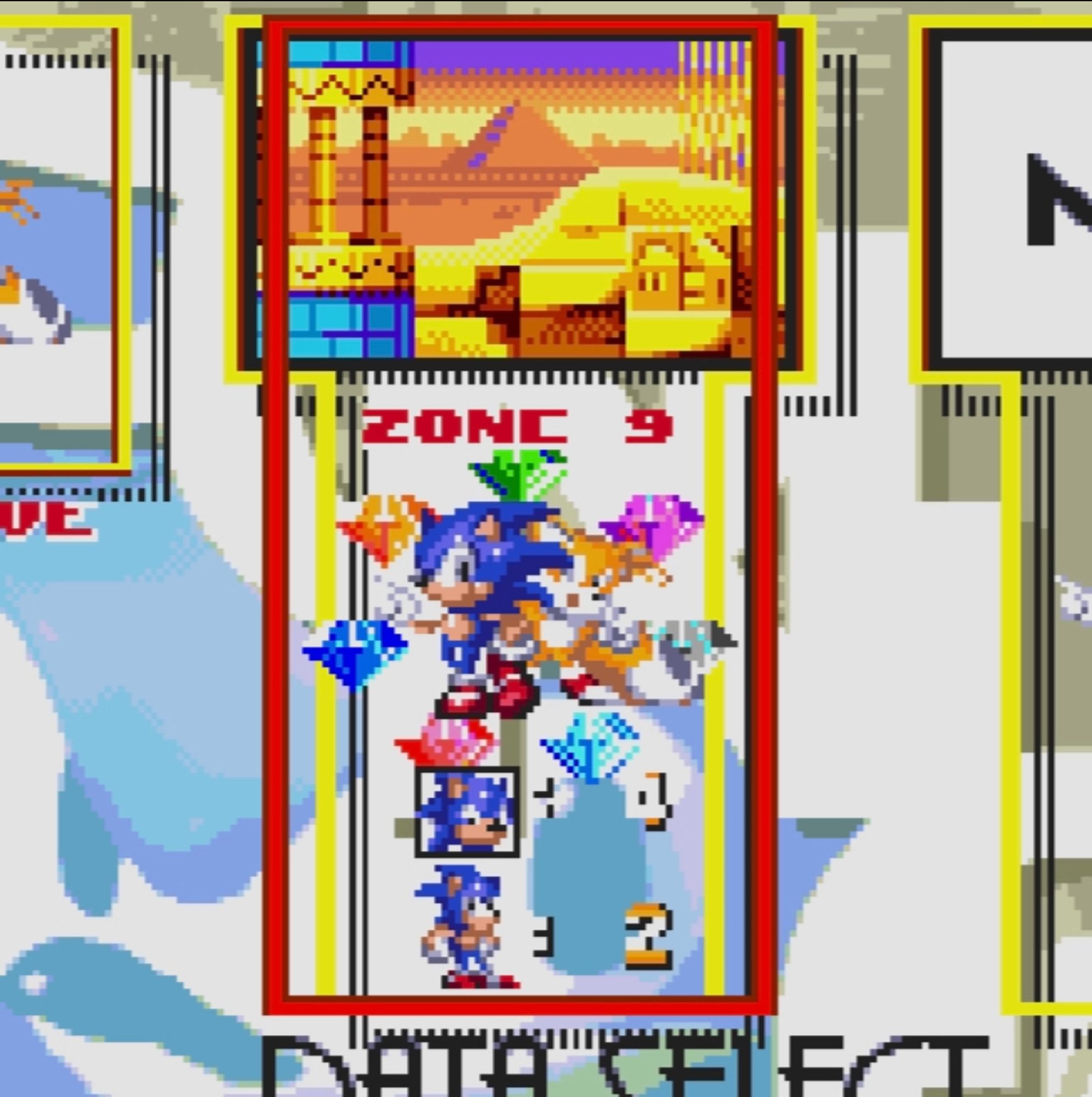 An image of my save file on Sonic 3 & Knuckles. I have all seven Super Emeralds.