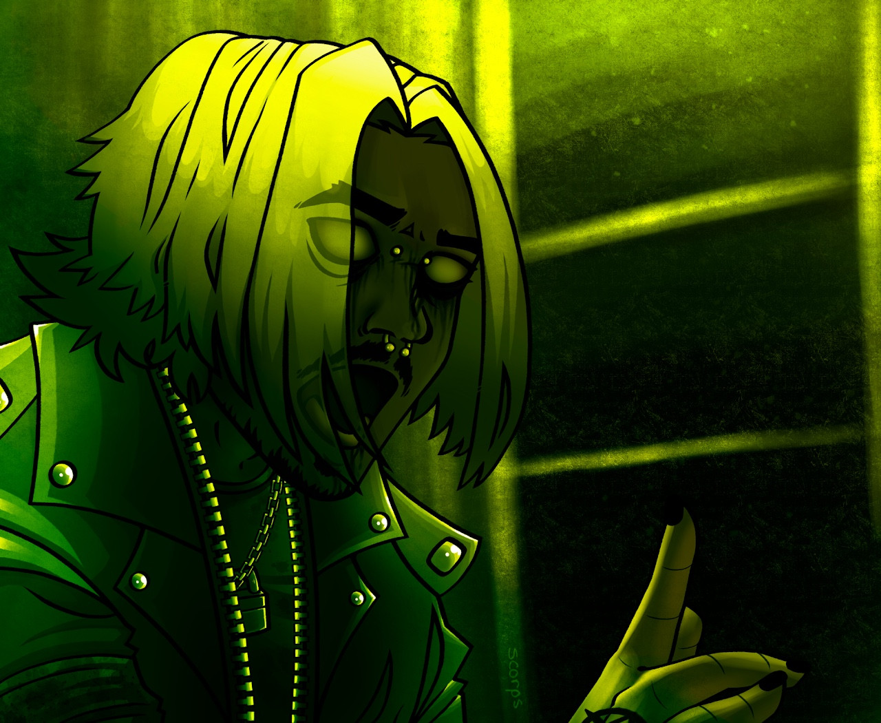 Teenage Disaster fanart (screenshot redraw)