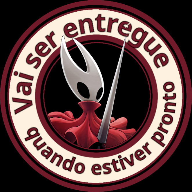 Justamente um selo com a Hornet no meio e um "vai ser entregue quando estiver pronto"