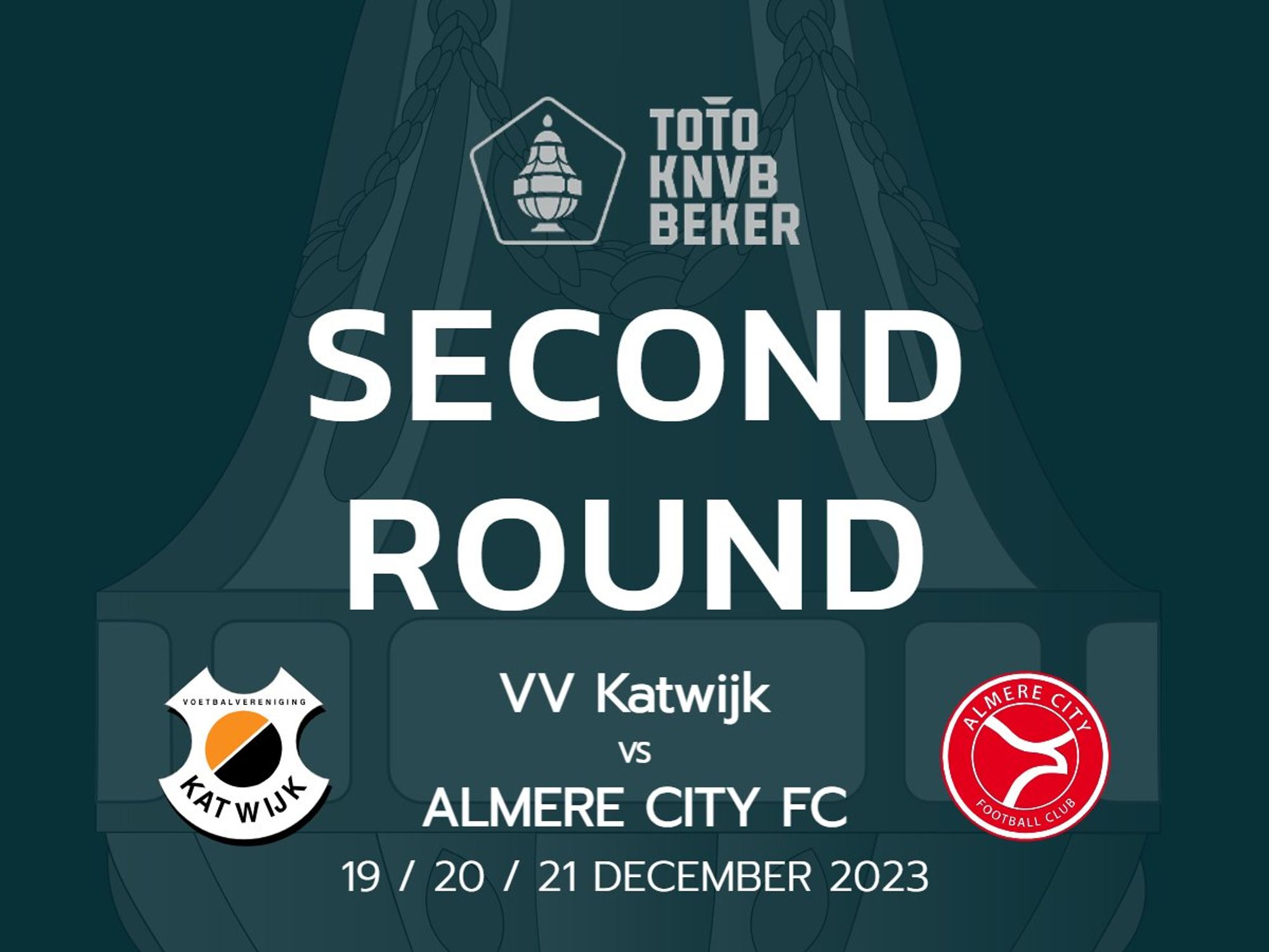 Tweede ronde KNVB Beker: VV Katwijk - Almere City FC