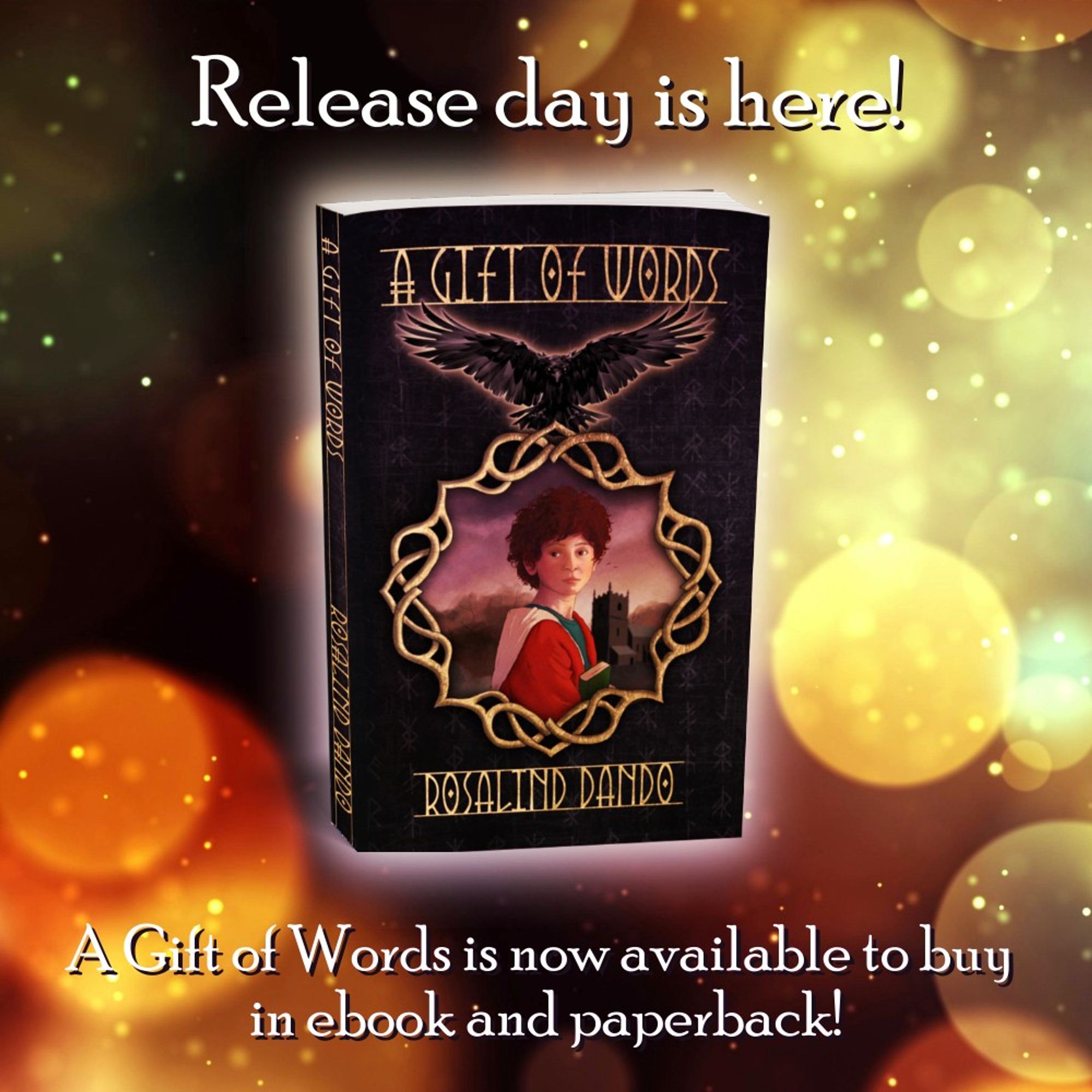 Release day is here! 
A Gift of Words is now available to buy in ebook and paperback!