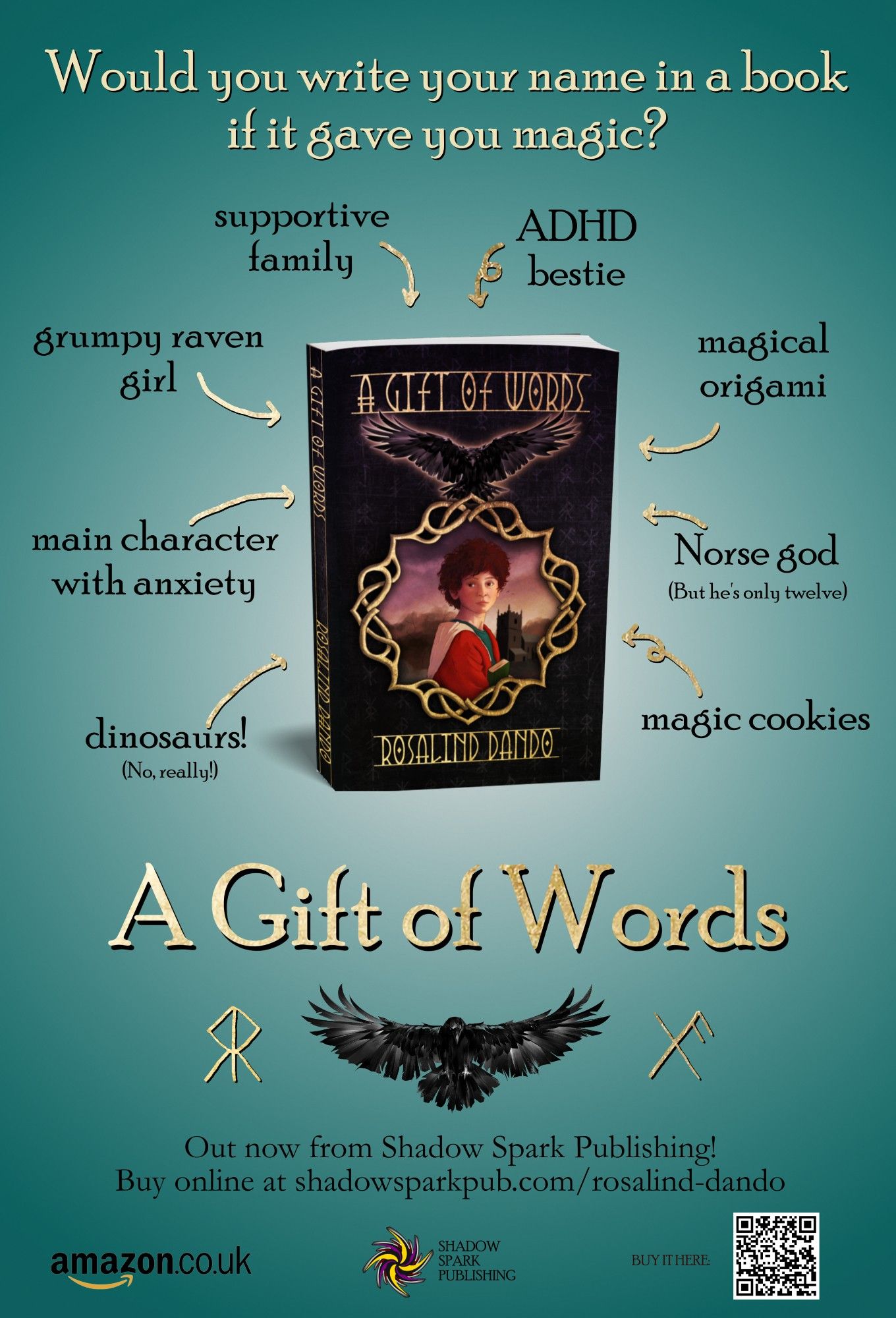 Promotional graphic for A Gift of Words.