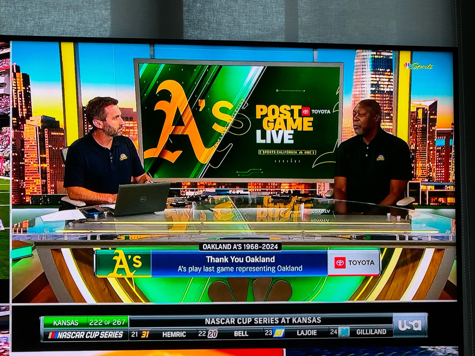 The last-ever Oakland A's post-game show