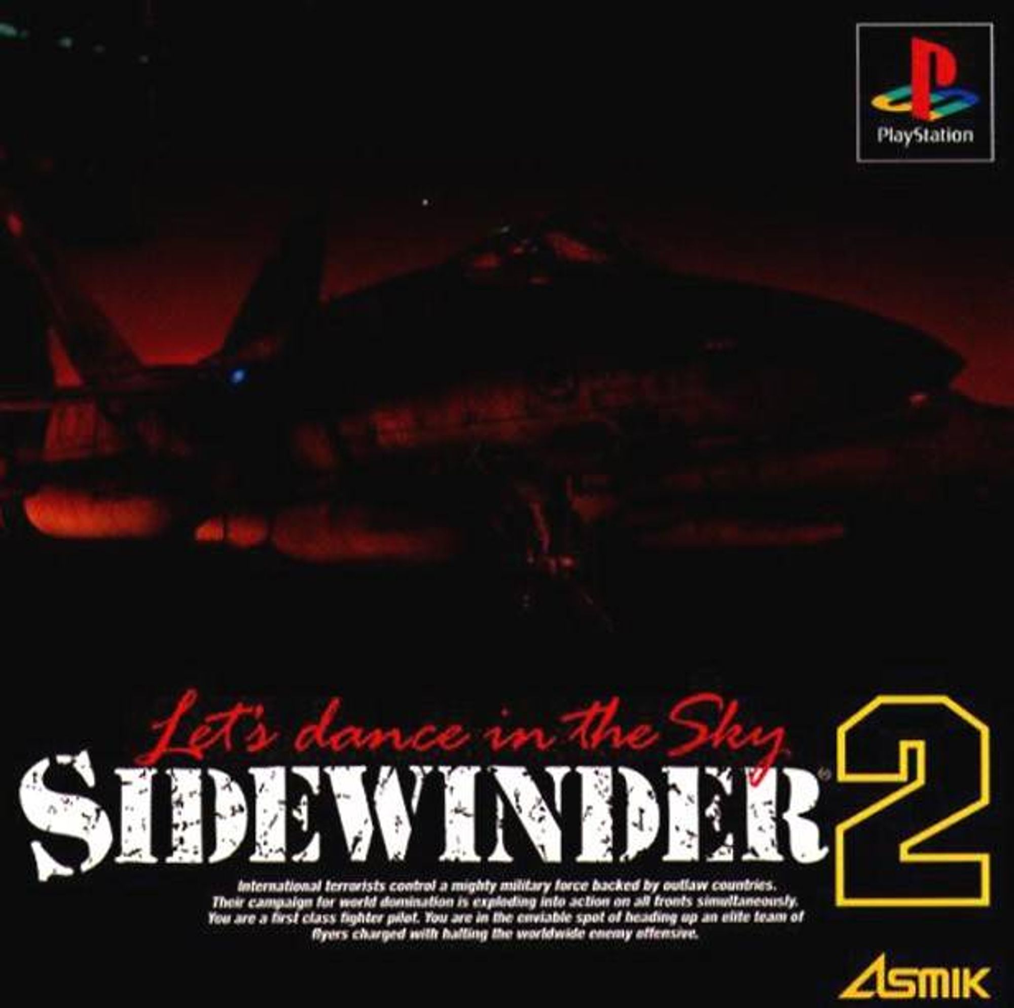 The cover art for Sidewinder 2: Let's Dance in the Sky on PS1