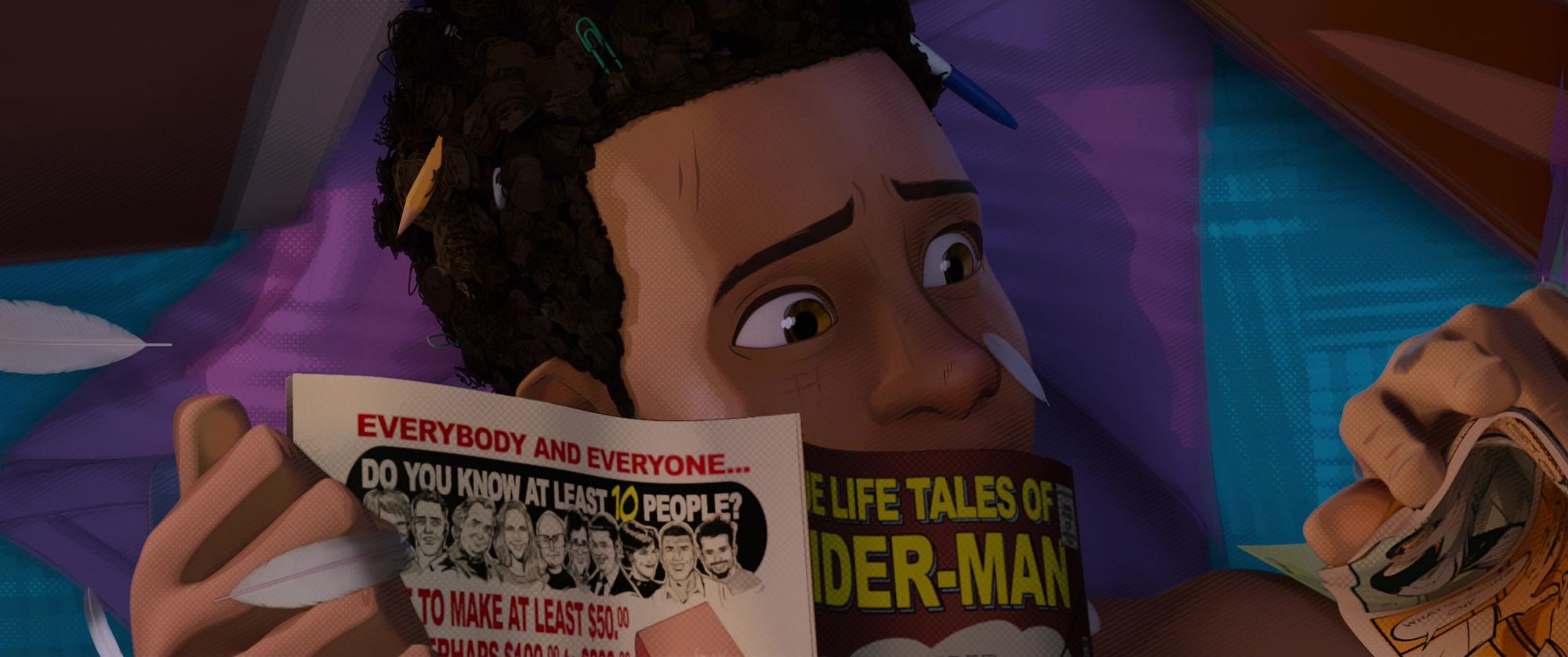 [Into the Spider-Verse, 0:18:17, Frame 26302]