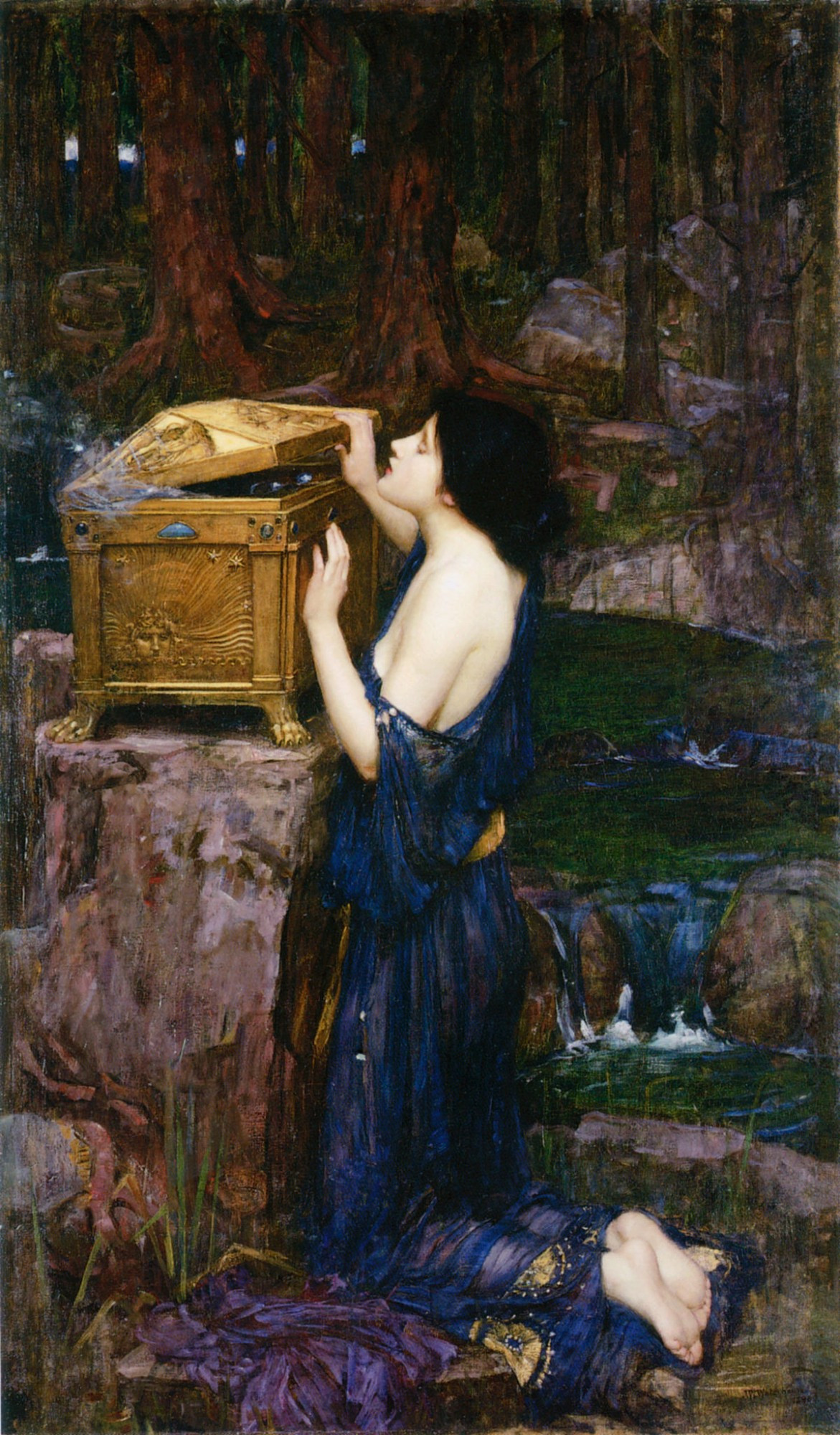 "Pandora" painting by John_William_Waterhouse